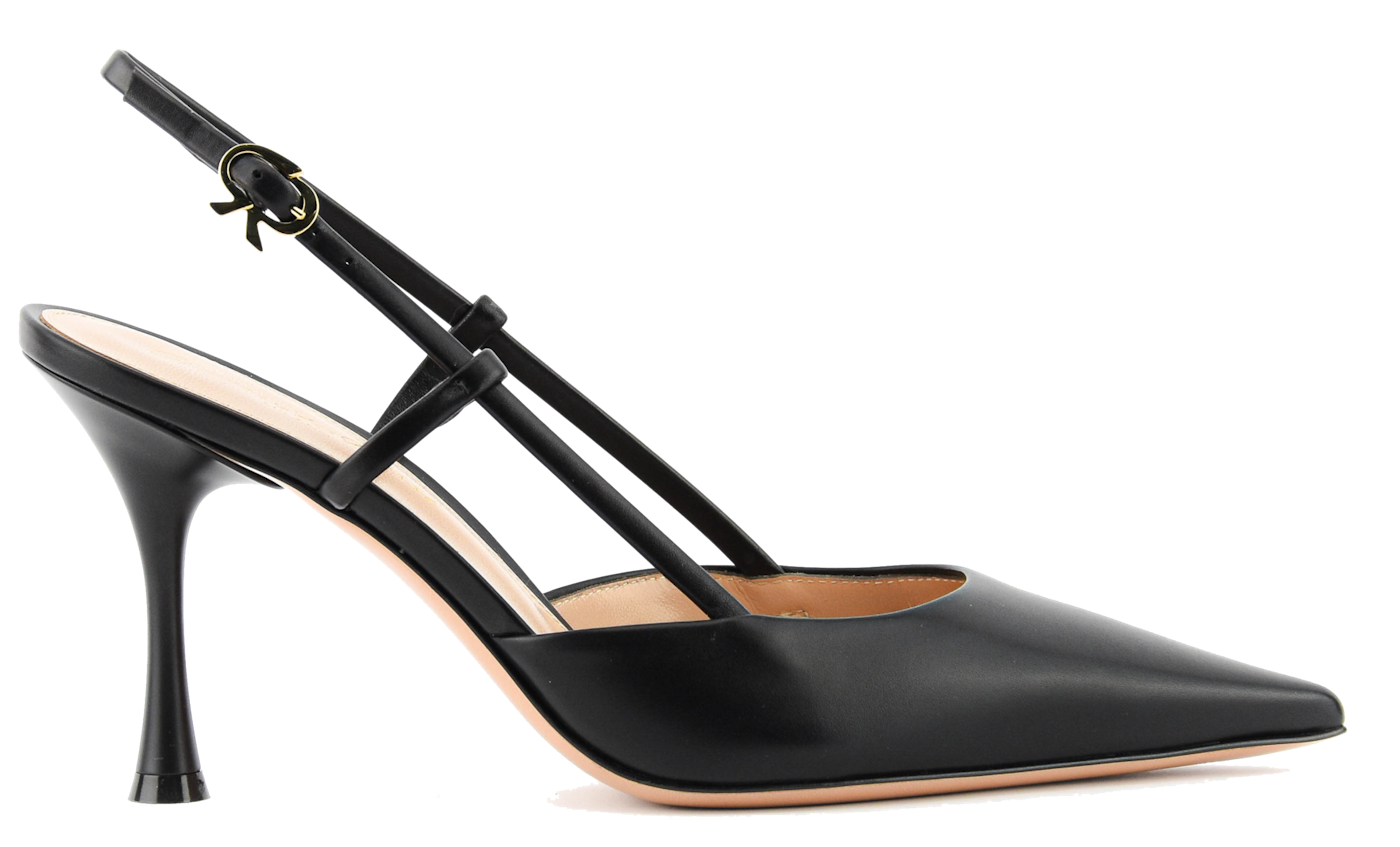 GIANVITO ROSSI RIBBON SLING BLACK