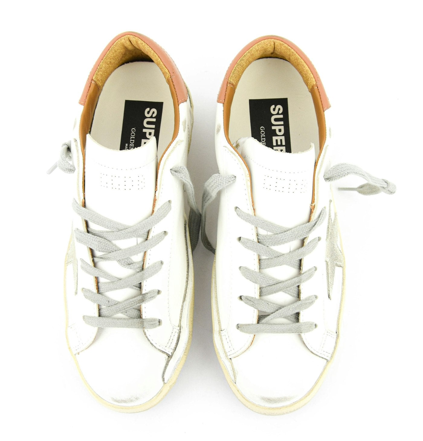 GOLDEN GOOSE SUPERSTAR WHITE ICE BROWN