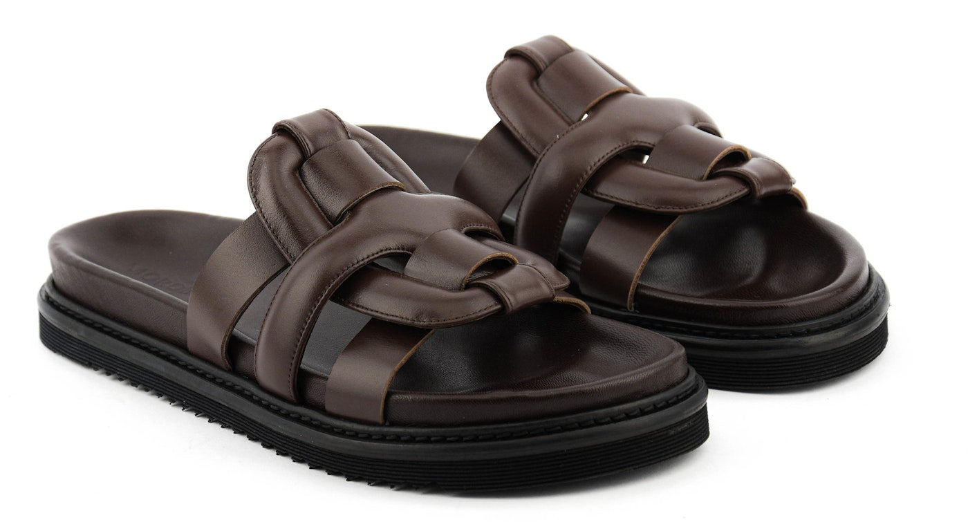 MOROBE DELUXE SANDAL BROWN