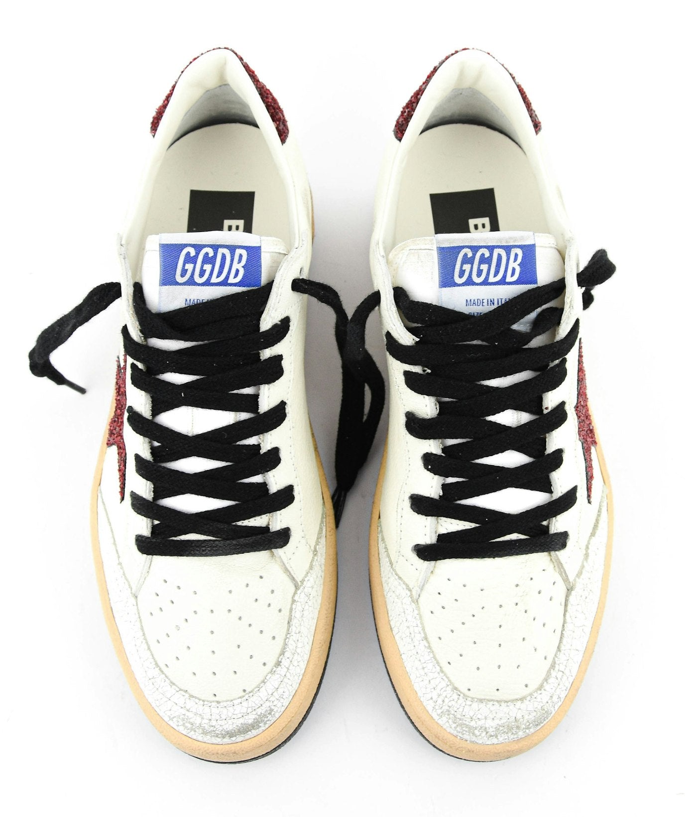 GOLDEN GOOSE SKYSTAR WHITE BEIGE CHOCOLAT