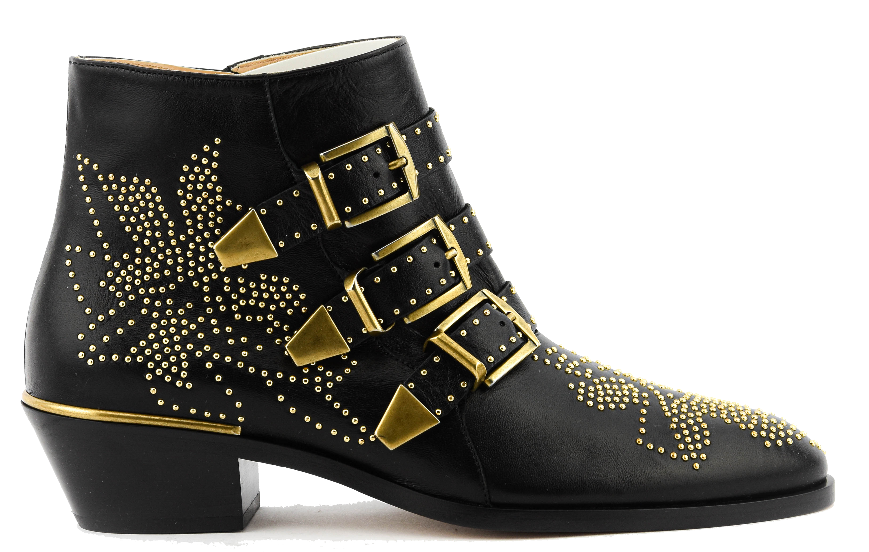 CHLOE SUSANNA BOOTS BLACK GOLD