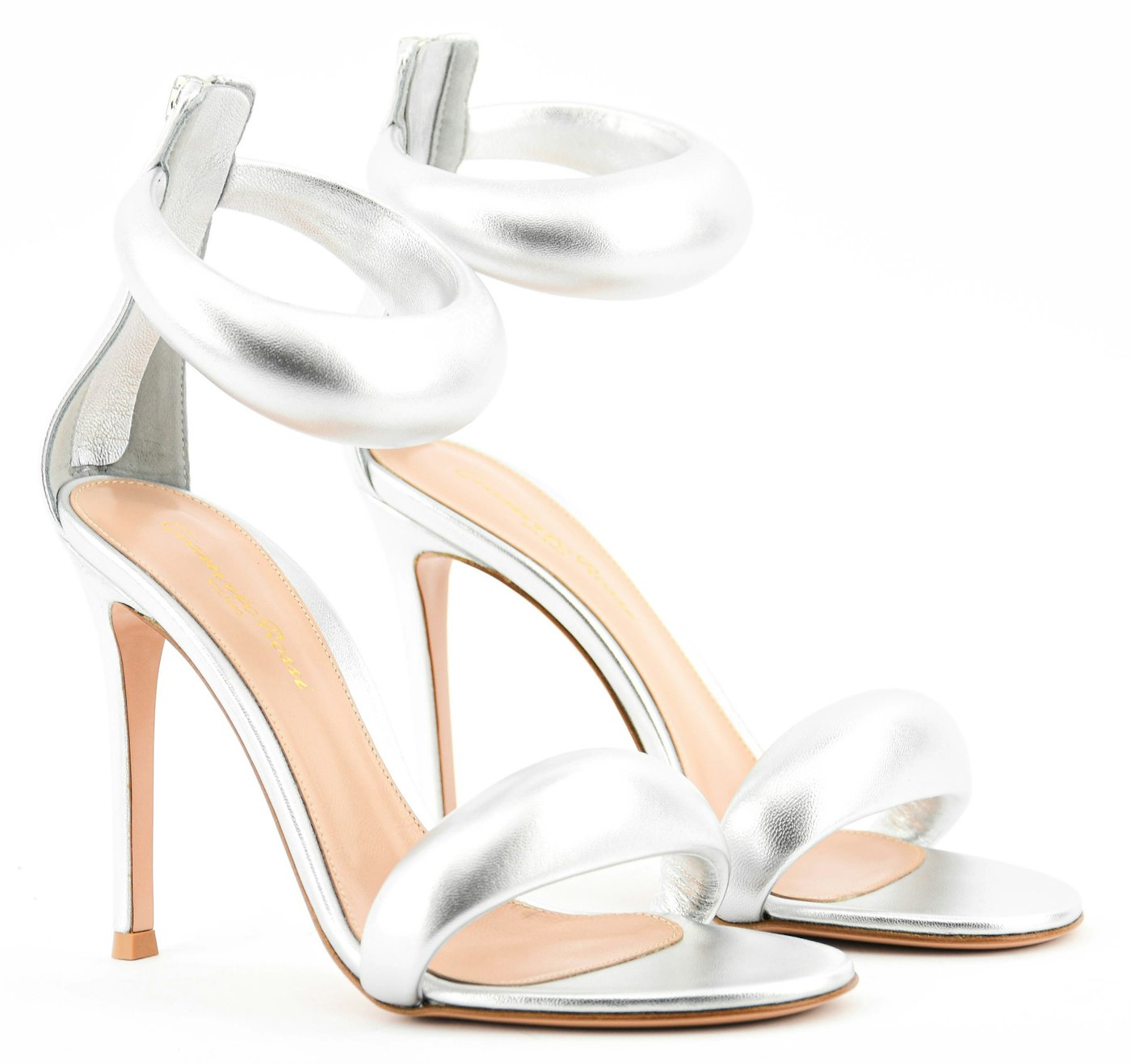 GIANVITO ROSSI BIJOUX SANDAL SILVER
