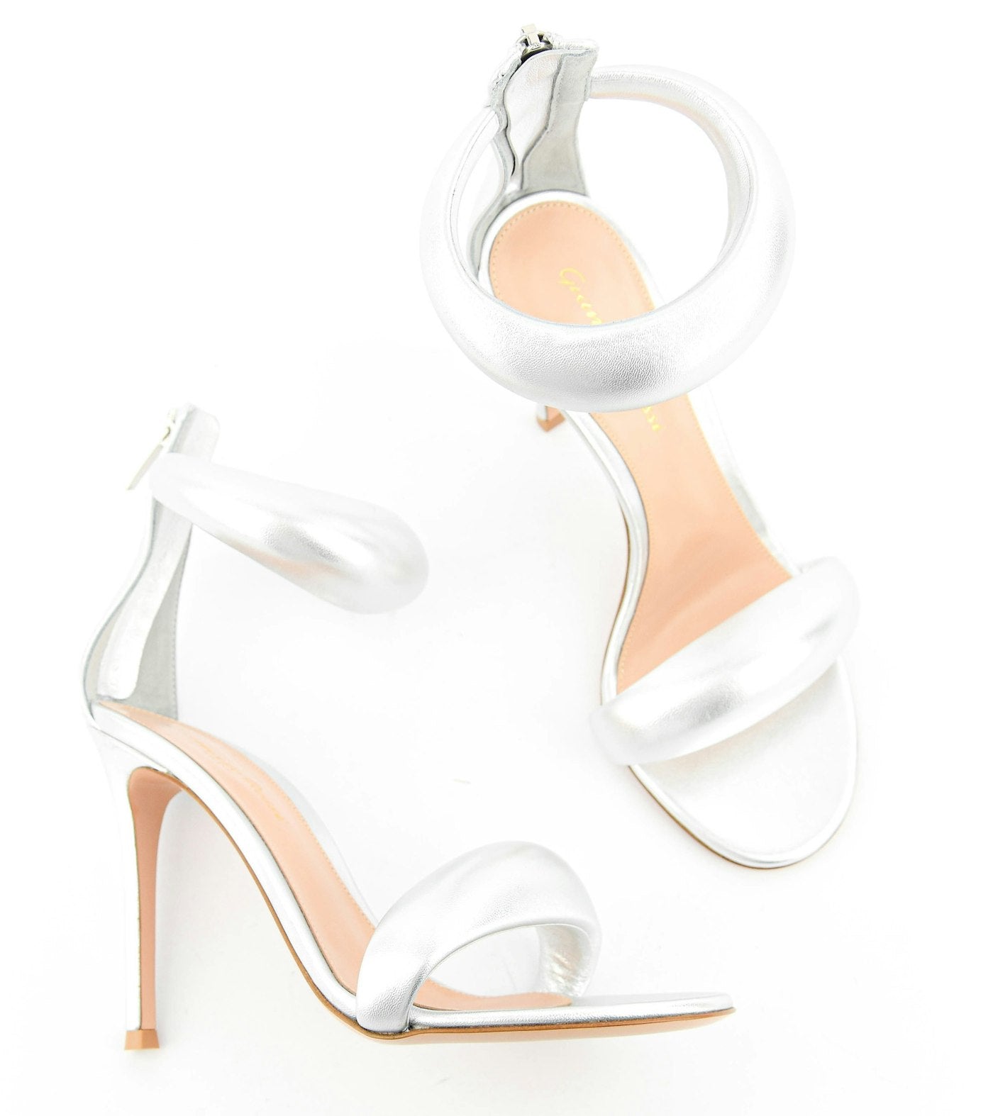 GIANVITO ROSSI BIJOUX SANDAL SILVER