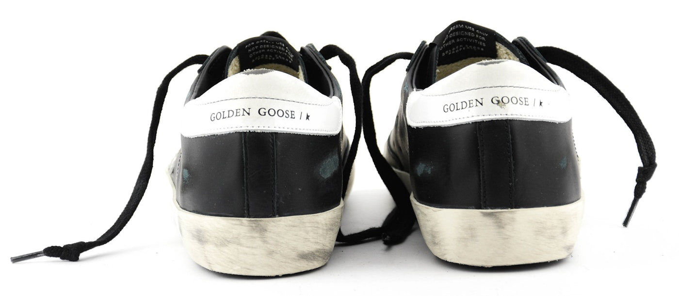 GOLDEN GOOSE SUPER STAR BLACK WHITE