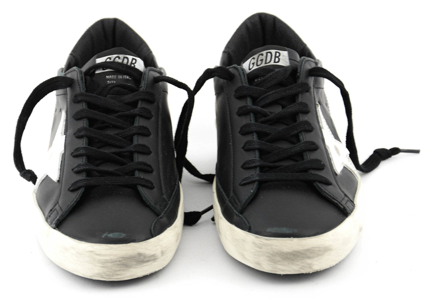 GOLDEN GOOSE SUPER STAR BLACK WHITE