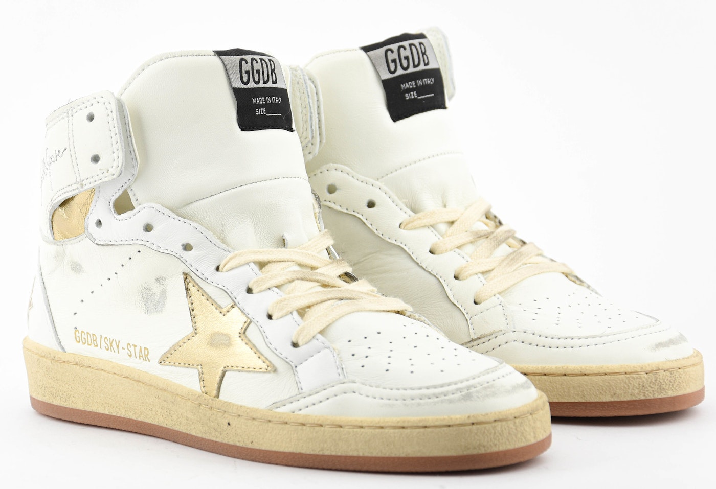GOLDEN GOOSE SKY STAR WHITE GOLD