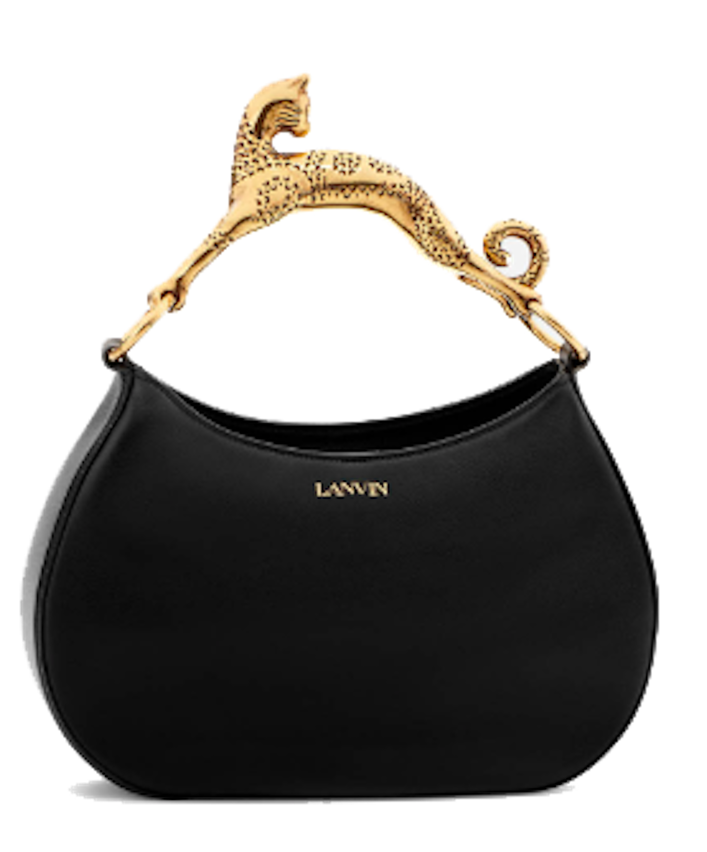 LANVIN HOBO CAT BAG BLACK