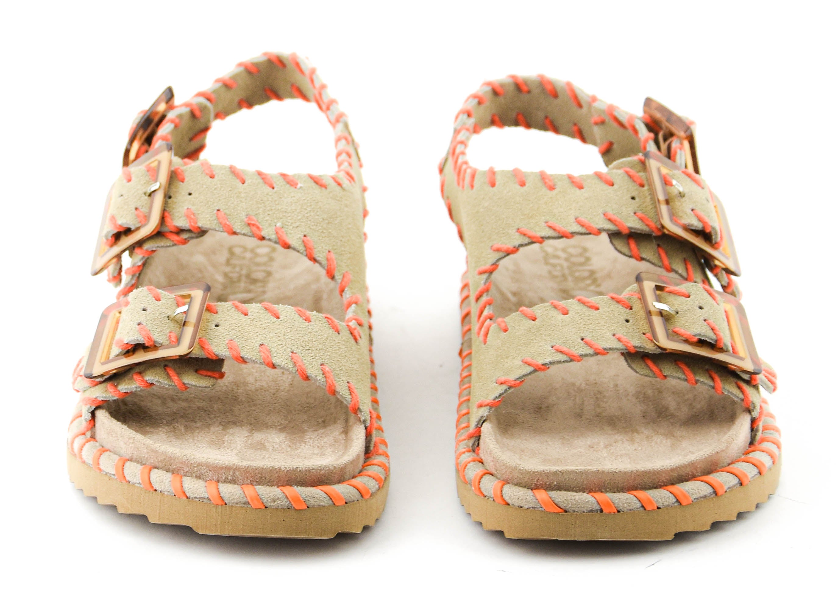COLORS OF CALIFORNIA STITCHING SANDAL SAND