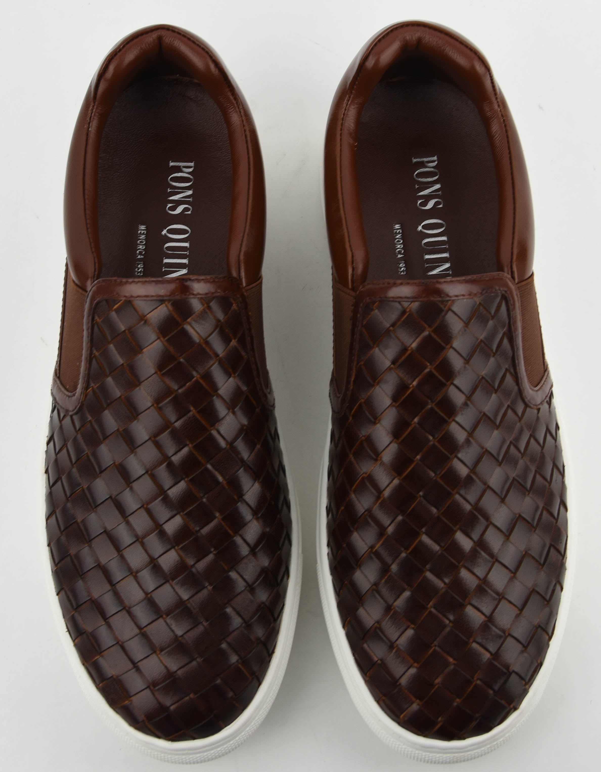 PAUL WARMER BRAIDED LOAFER BROWN