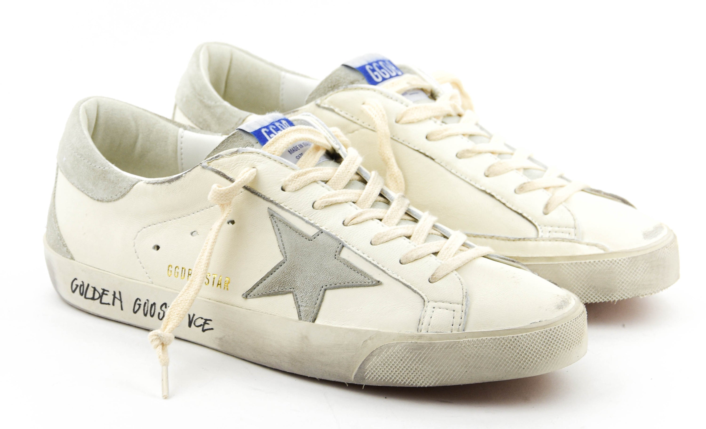 GOLDEN GOOSE SUPER STAR WHITE ICE GREY