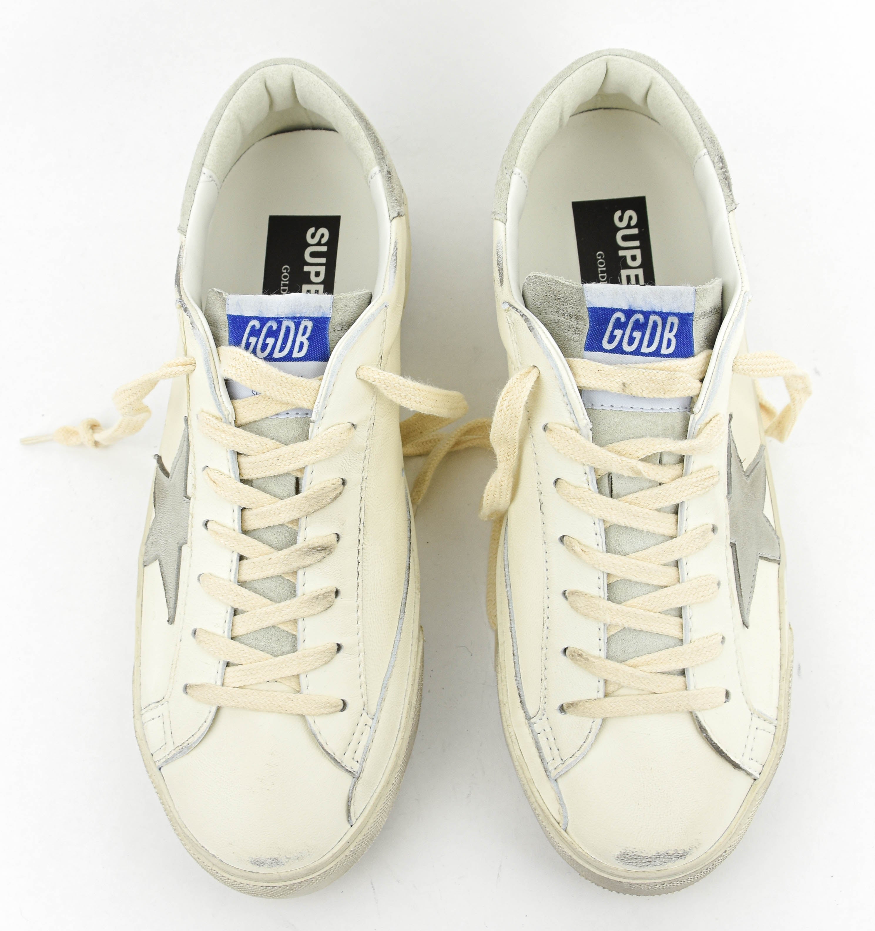 GOLDEN GOOSE SUPER STAR WHITE ICE GREY