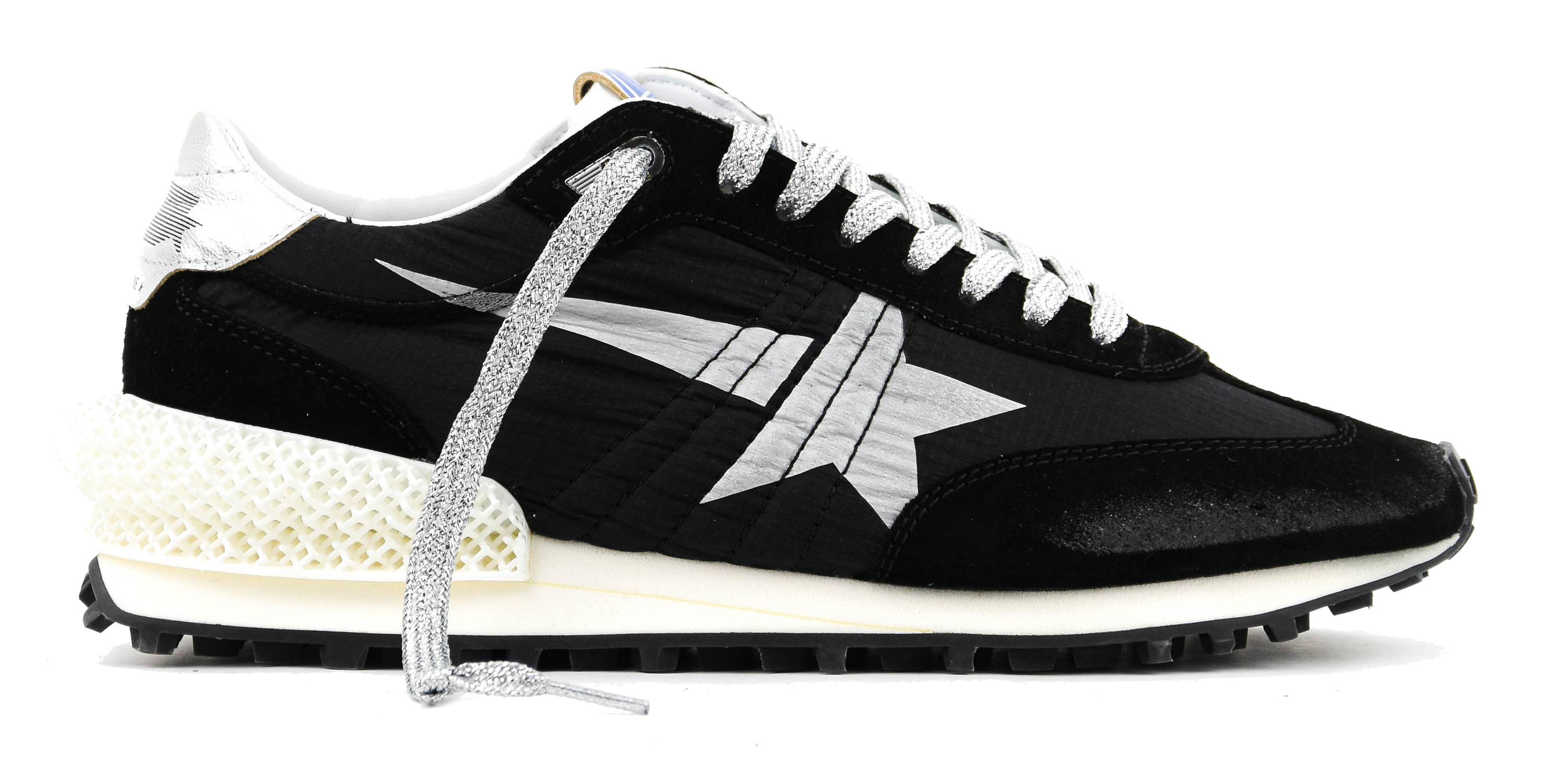 GOLDEN GOOSE RUNNING MARATHON M2000 BLACK SILVER
