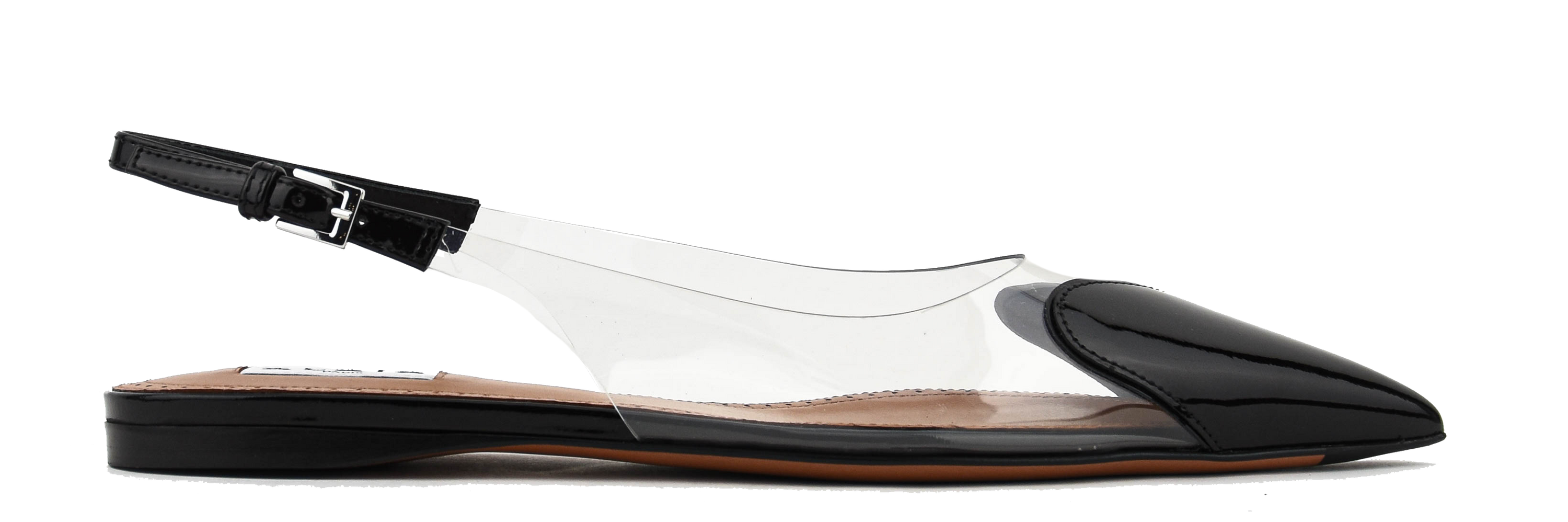 ALAIA LE COEUR BALLERINA BLACK