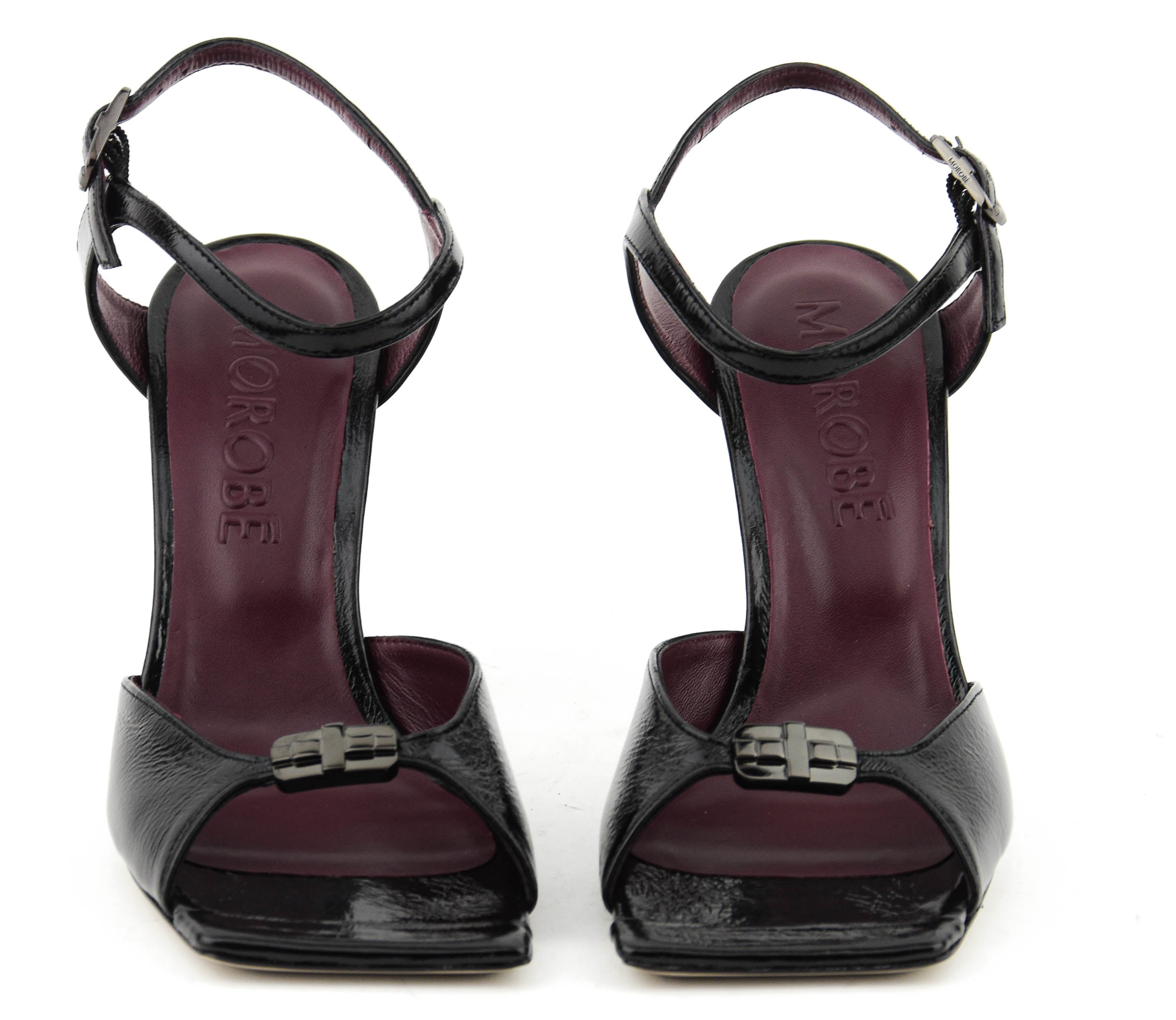 MOROBE MIMI LOGO 85 SANDAL BLACK