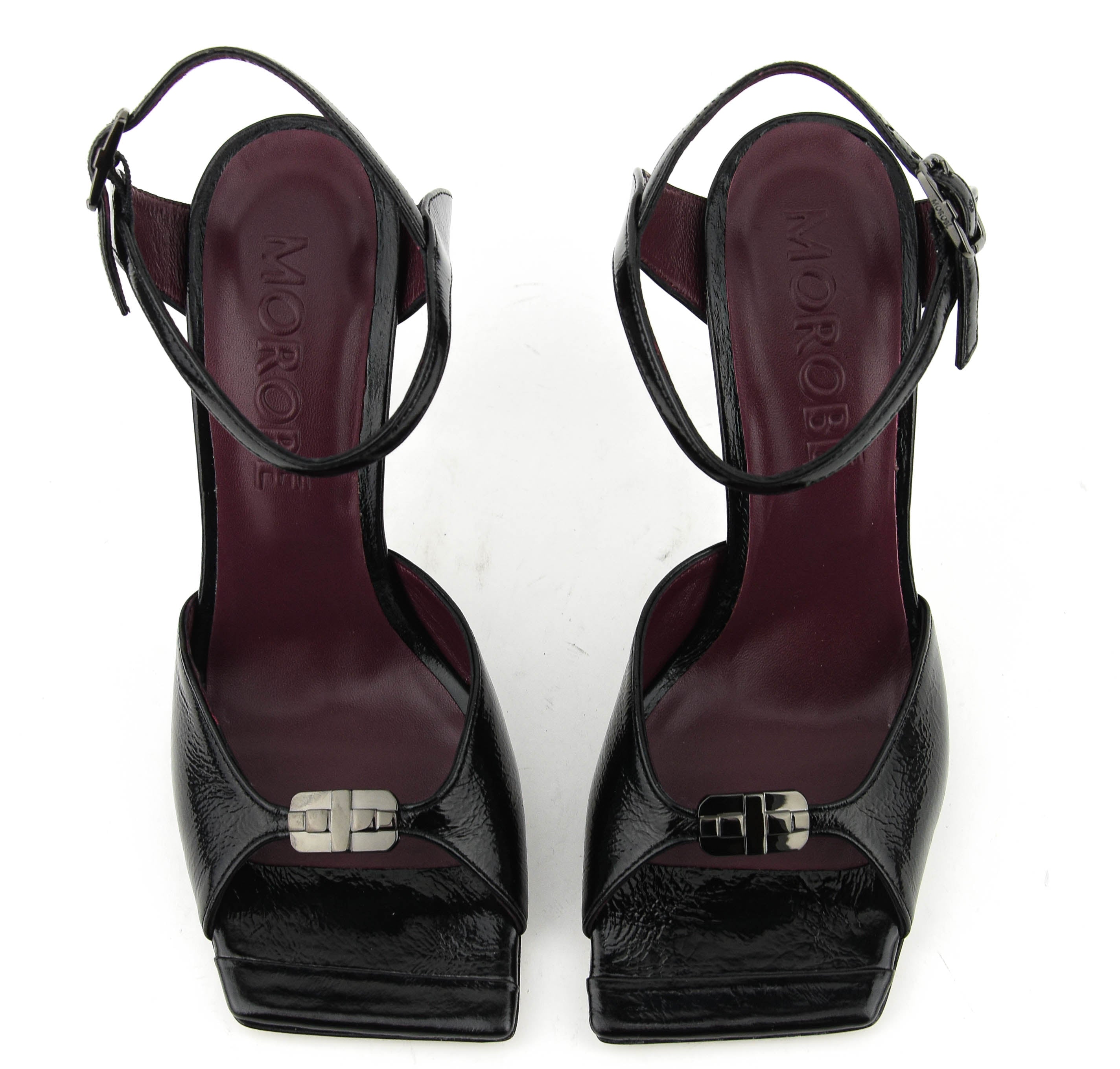 MOROBE MIMI LOGO 85 SANDAL BLACK