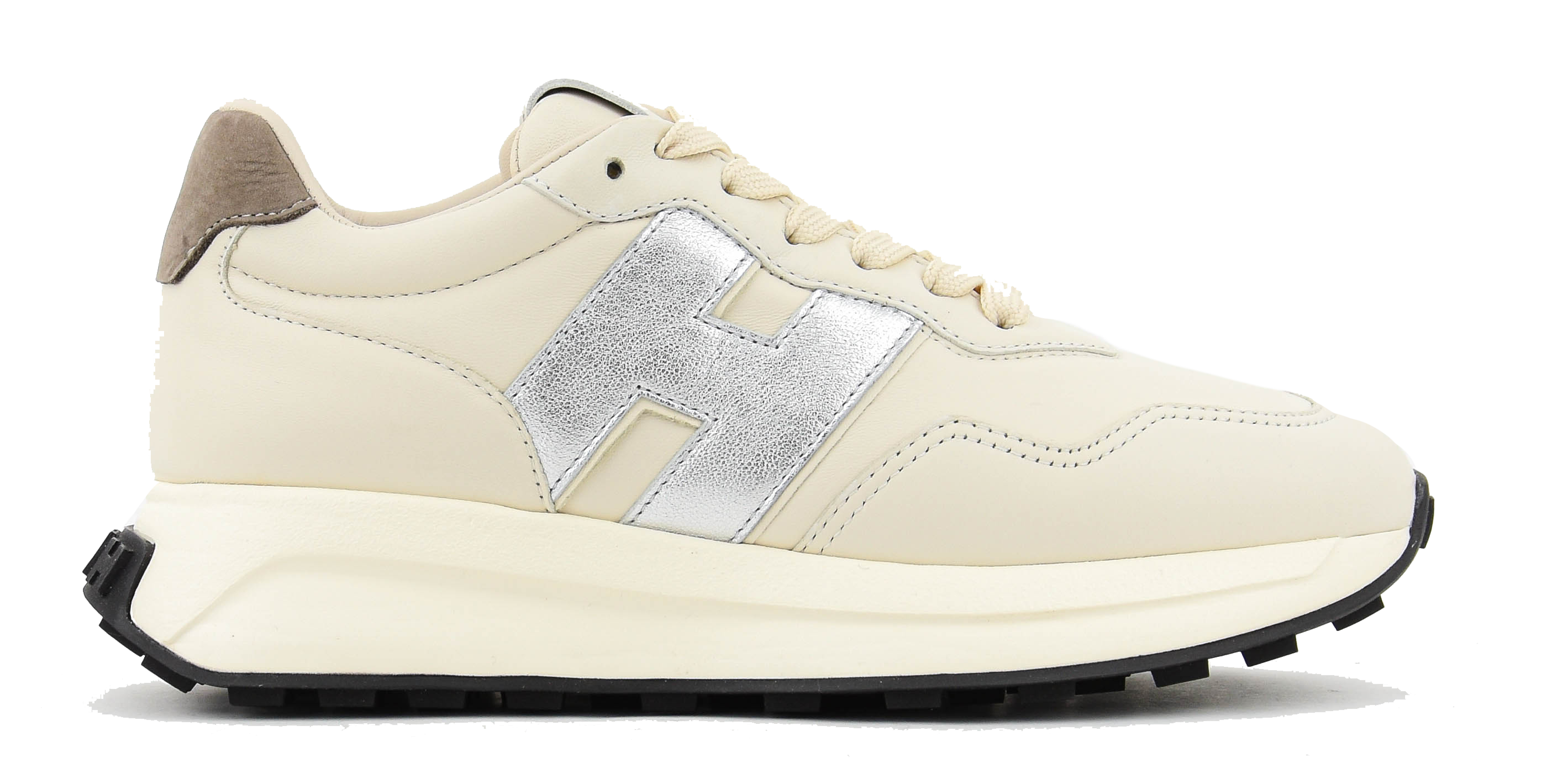HOGAN H641 SNEAKER WHITE SILVER