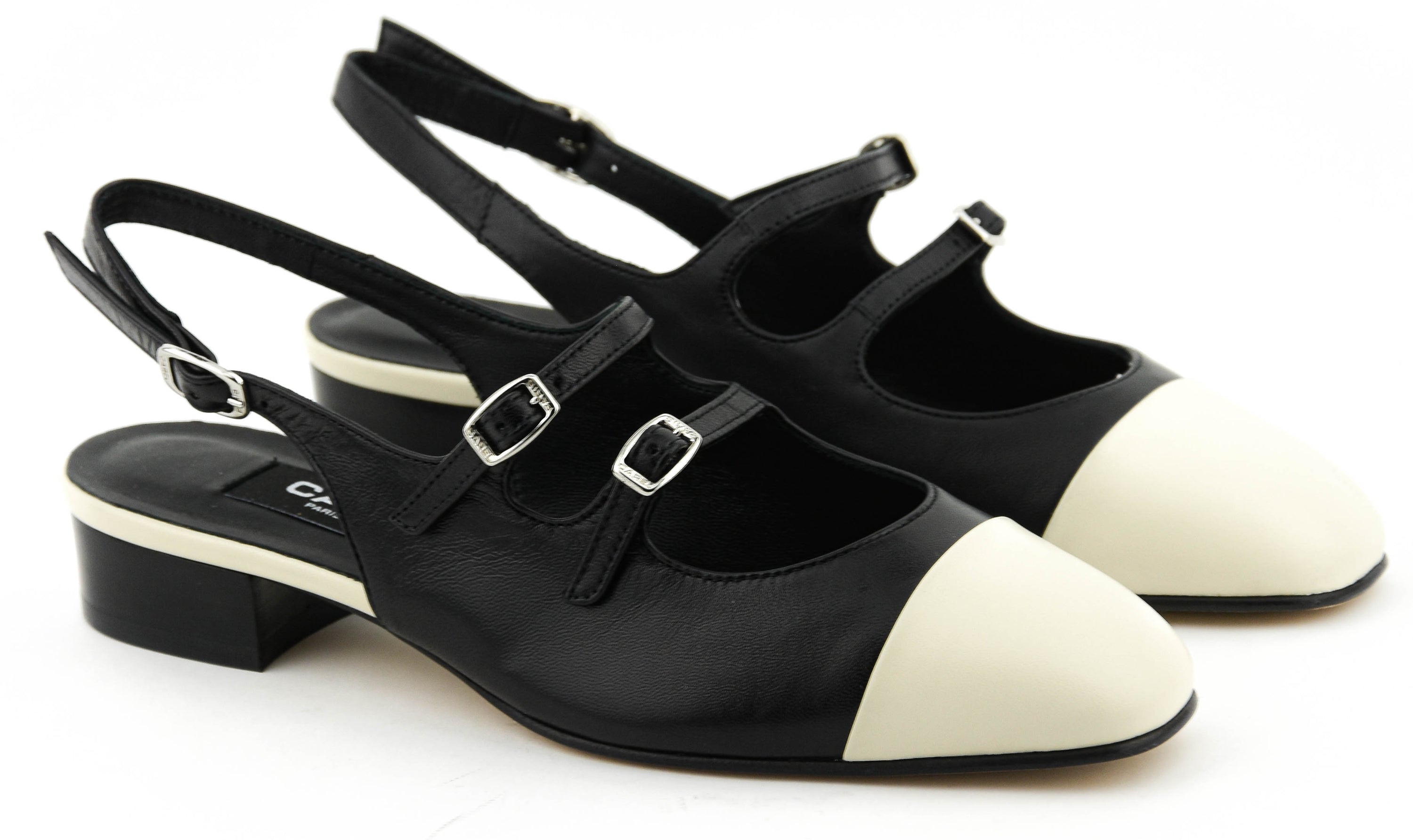 CAREL ABRICOT FLAT BLACK BEIGE