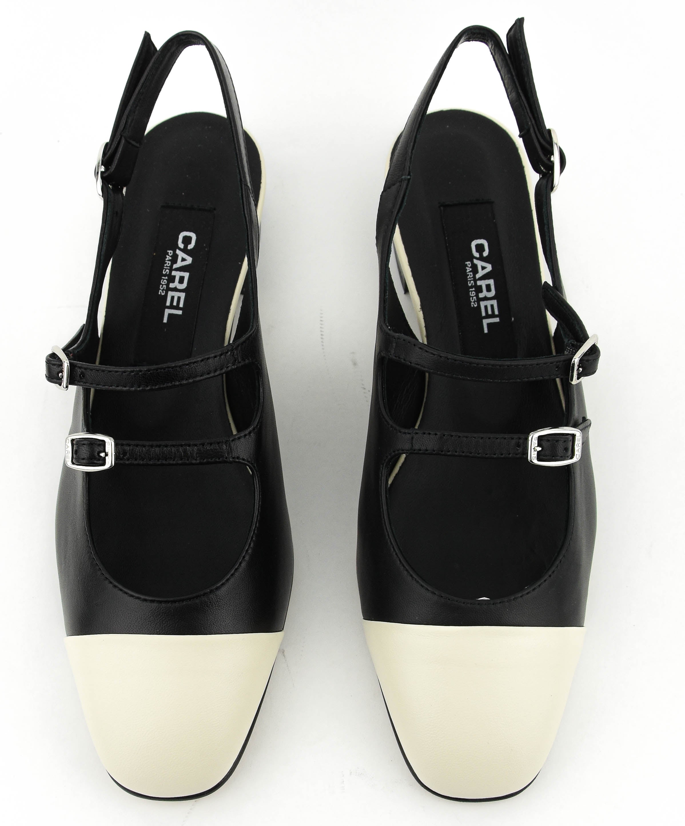 CAREL ABRICOT FLAT BLACK BEIGE