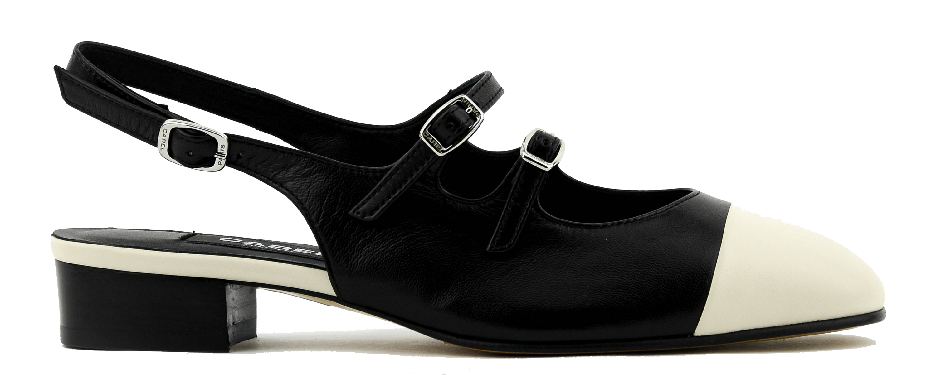 CAREL ABRICOT FLAT BLACK BEIGE