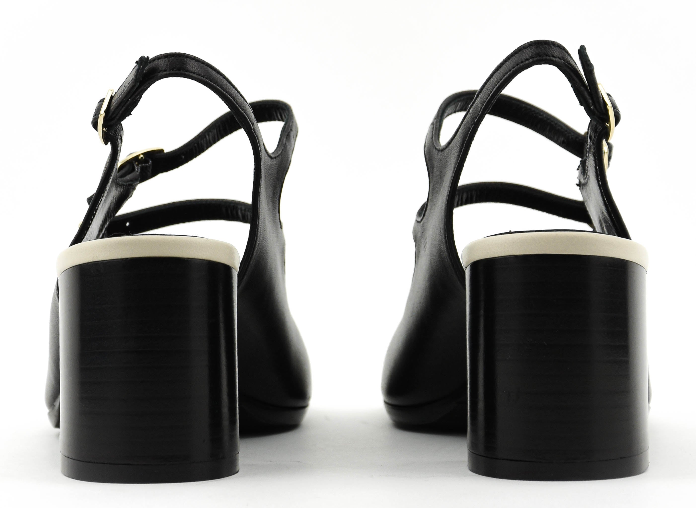 CAREL PAPAYA PUMP BLACK BEIGE