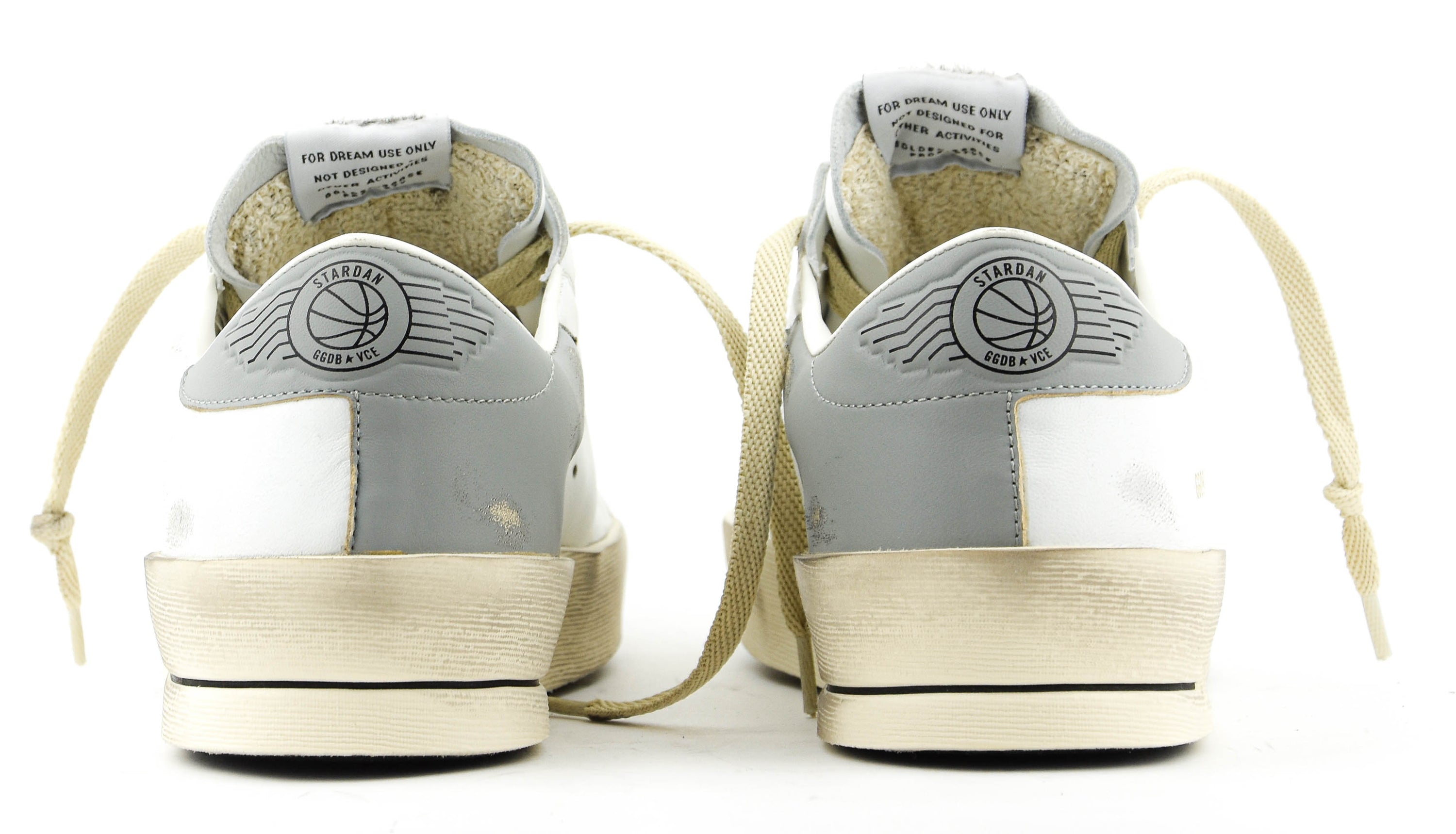 GOLDEN GOOSE STARDAN OPTIC WHITE BLACK