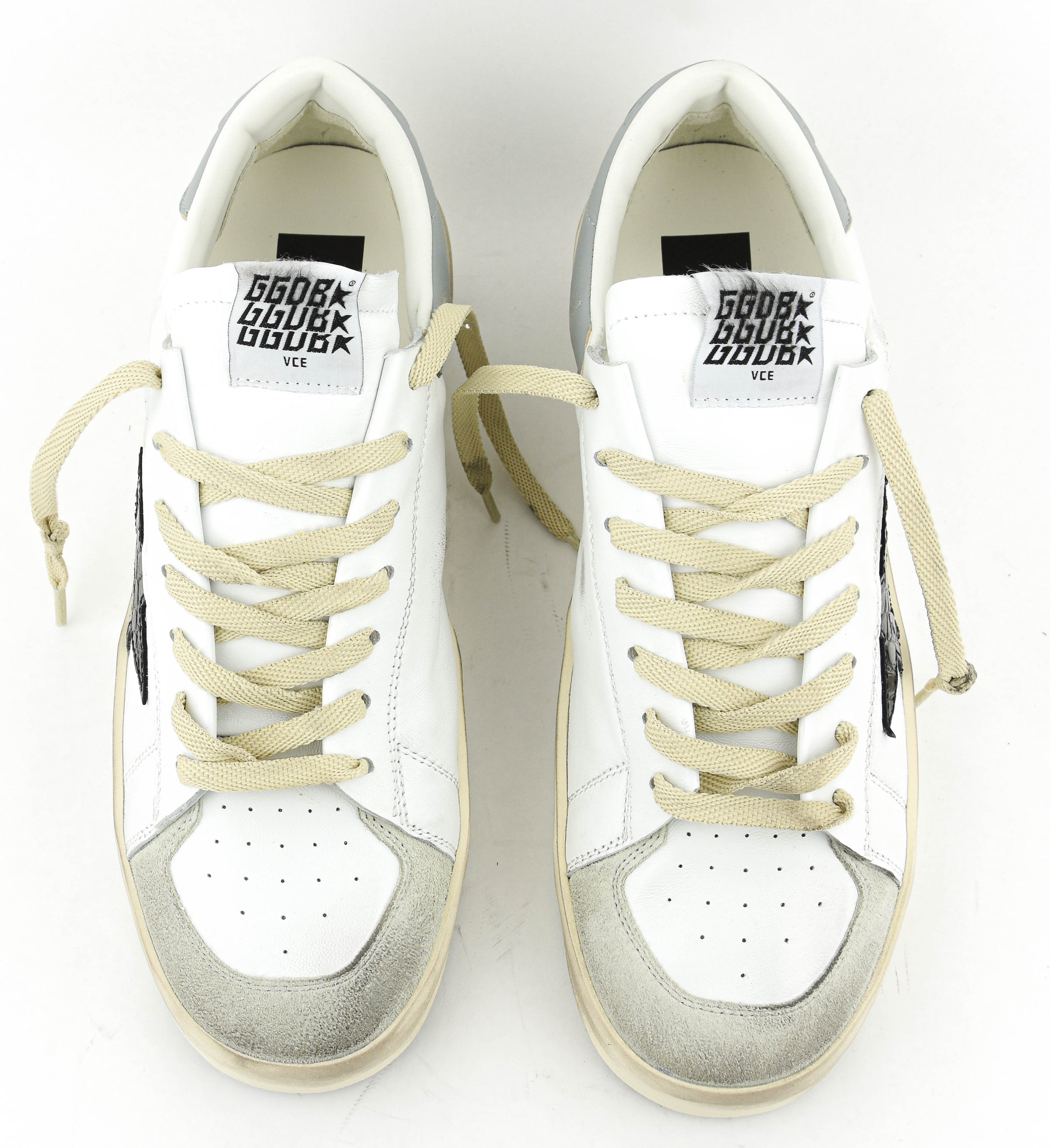 GOLDEN GOOSE STARDAN OPTIC WHITE BLACK