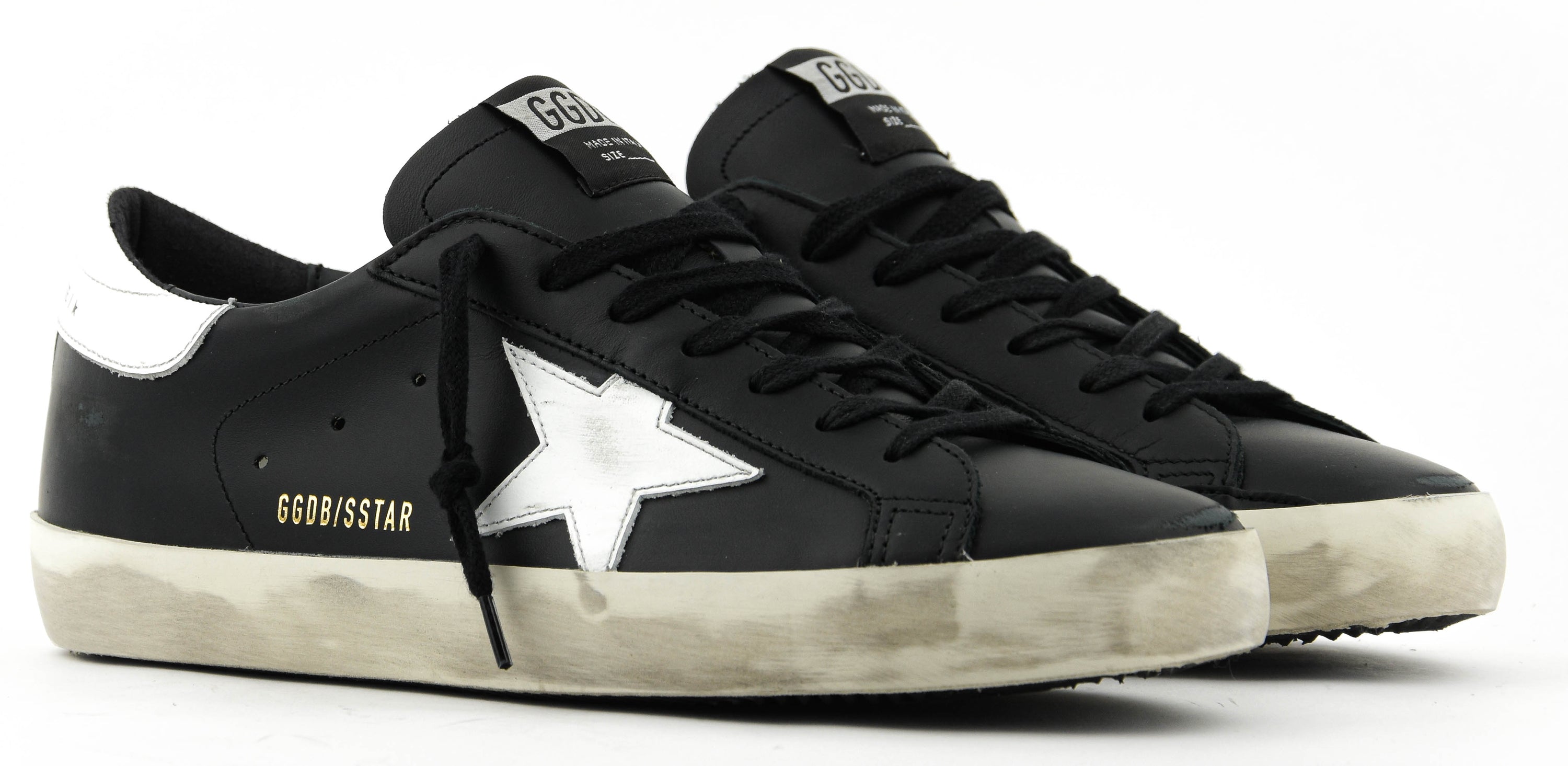 GOLDEN GOOSE SUPERSTAR BLACK WHITE