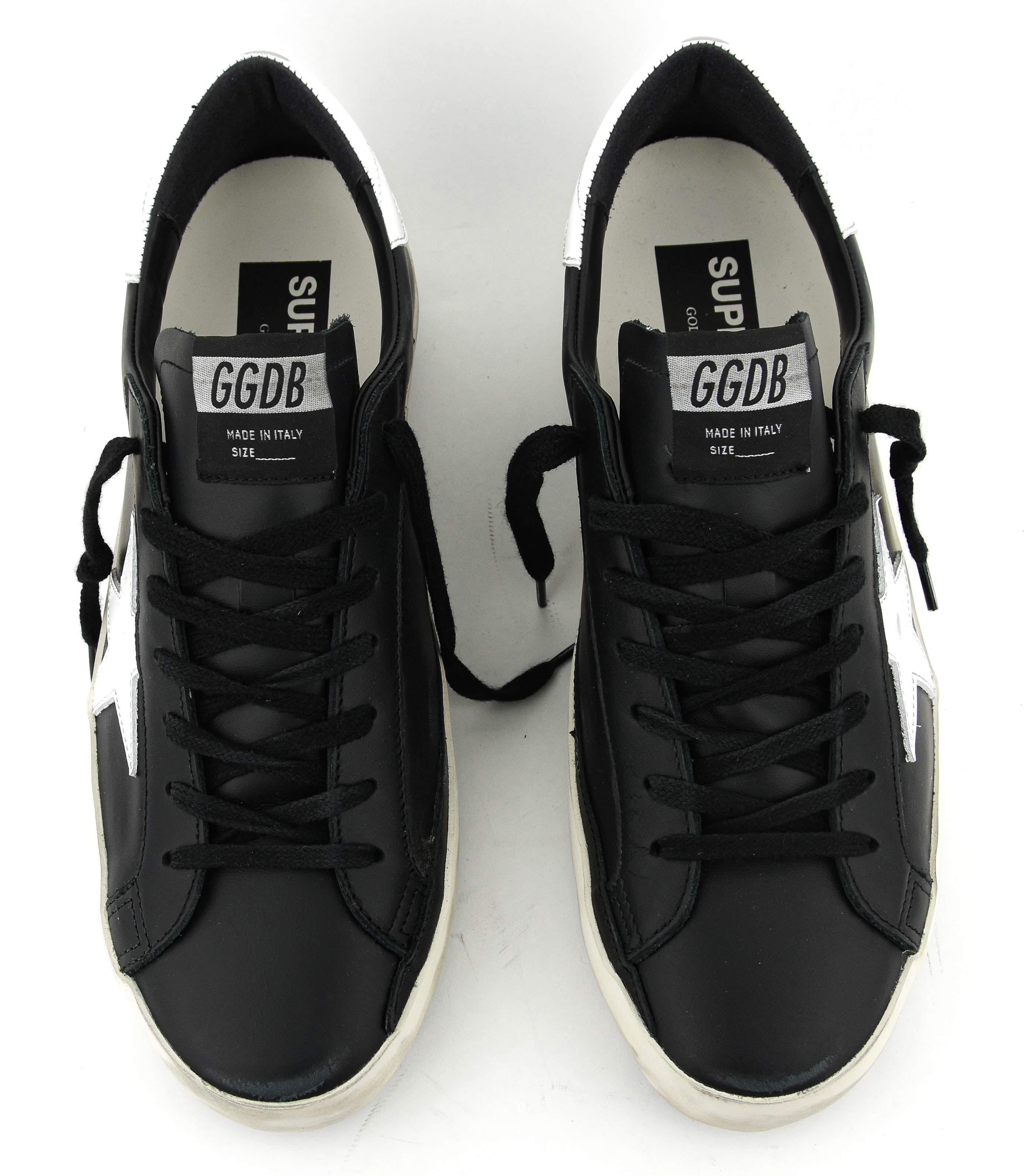 GOLDEN GOOSE SUPERSTAR BLACK WHITE