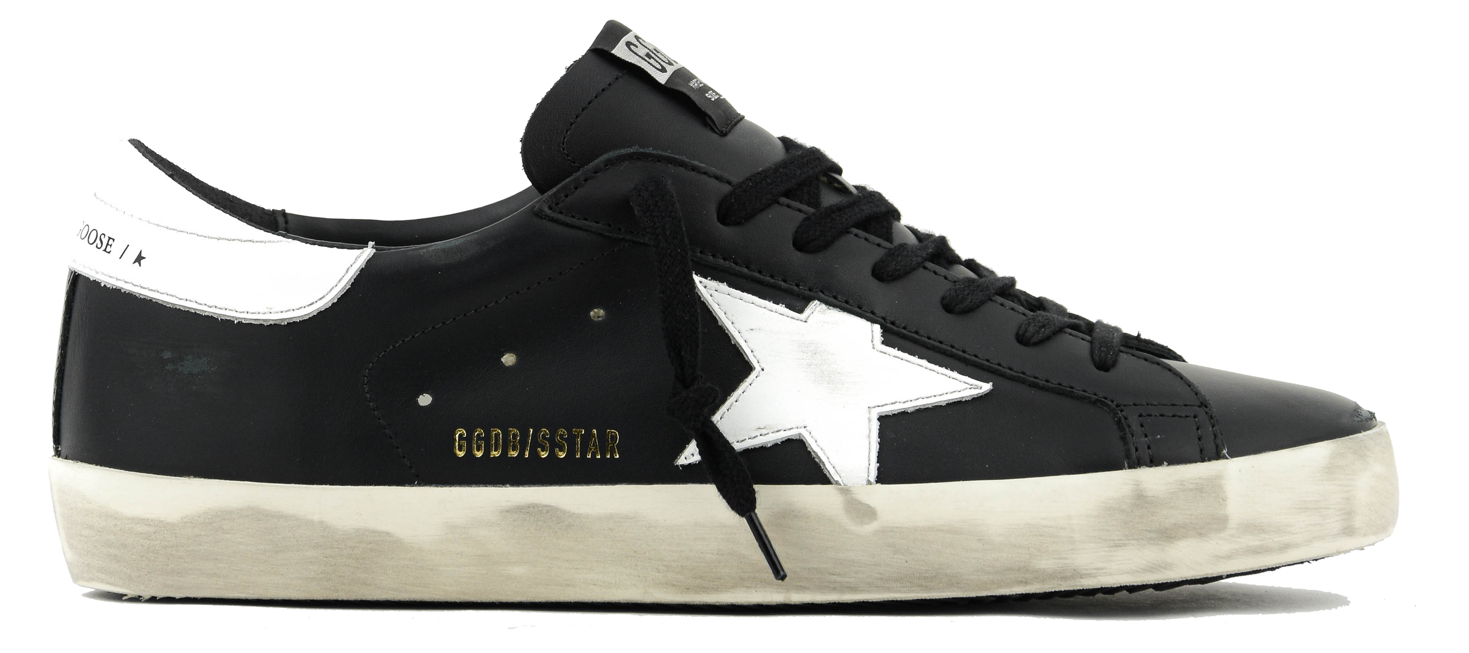 GOLDEN GOOSE SUPERSTAR BLACK WHITE