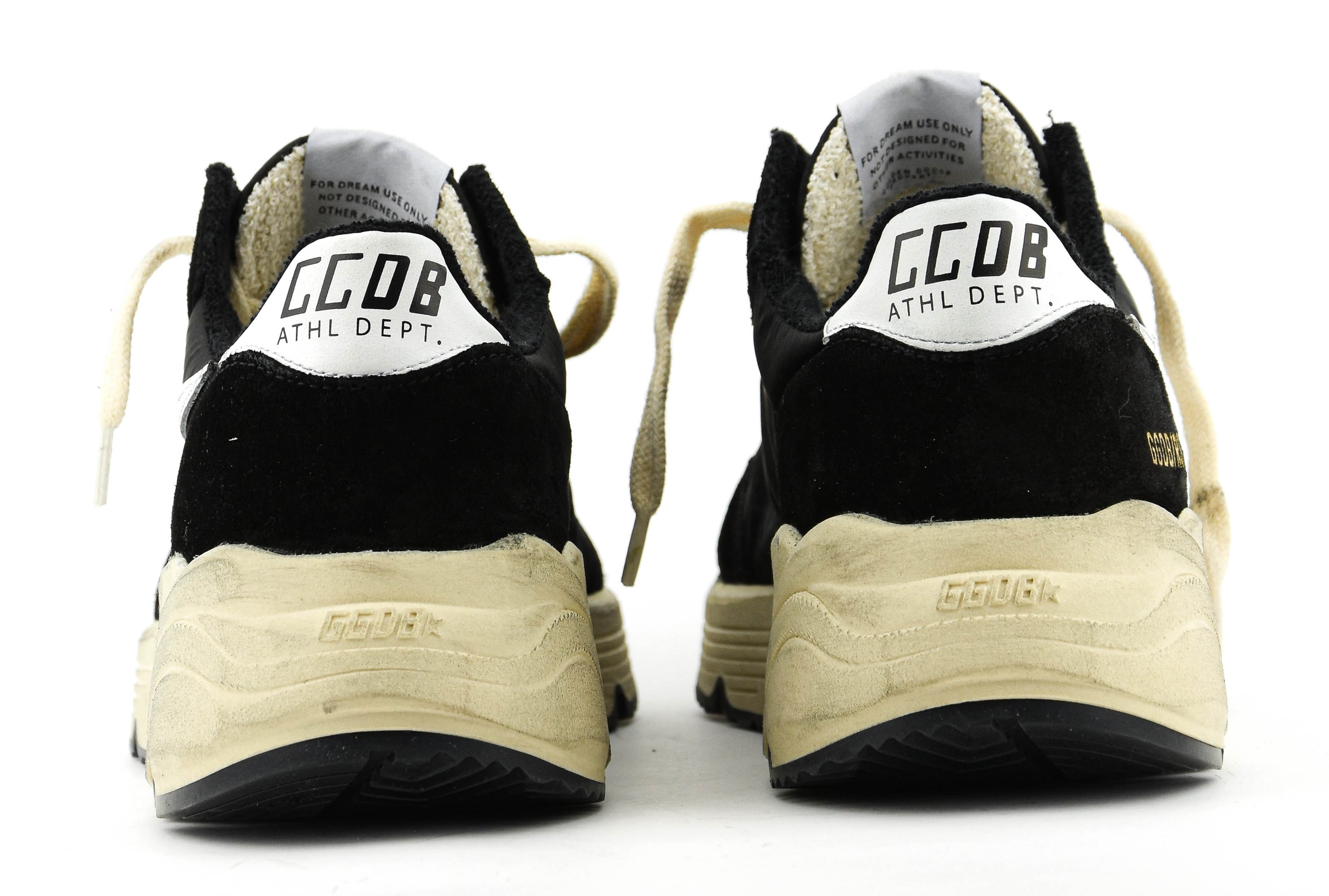 GOLDEN GOOSE RUNNING SOLE BLACK/WHITE