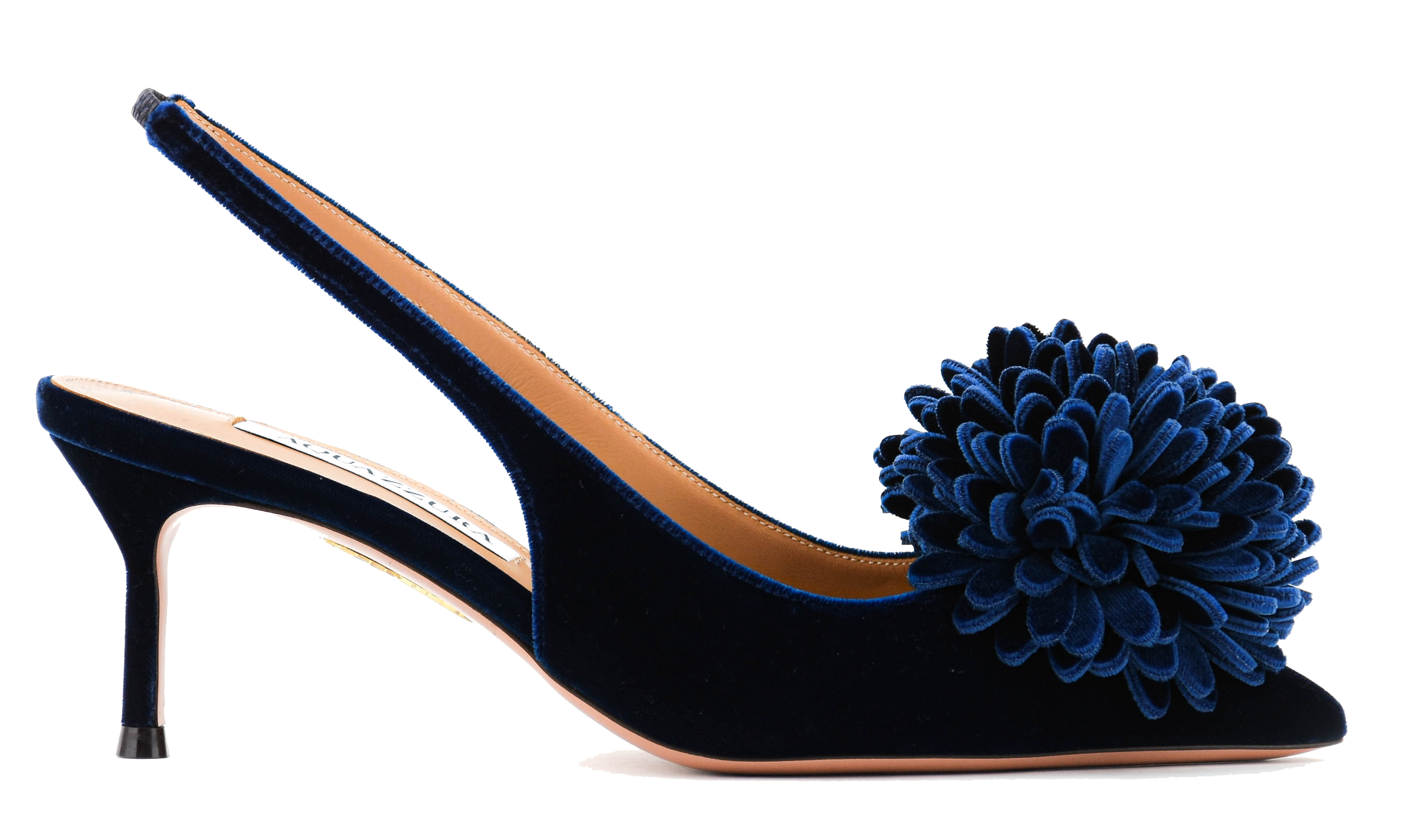 【送料&関税込】Aquazzura Paris Blue Velvet Couturier Sling AQUAZZURA COUTURIER SLING 65 PUMP PARIS BLU – Paul warmer
