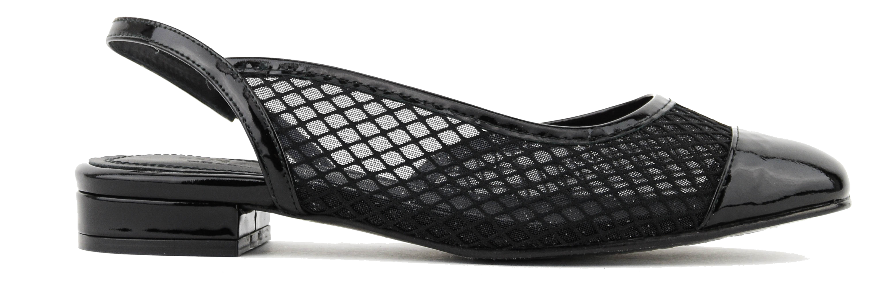 TORAL MANHATTAN BALLERINA MESH BLACK