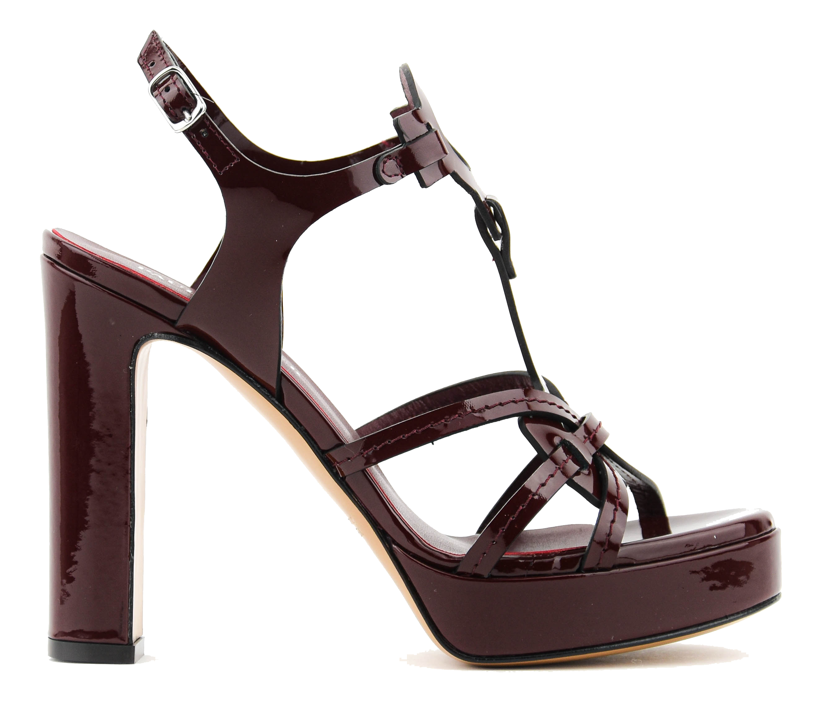 PAULWARMER PARIS SANDAL BURGUNDY