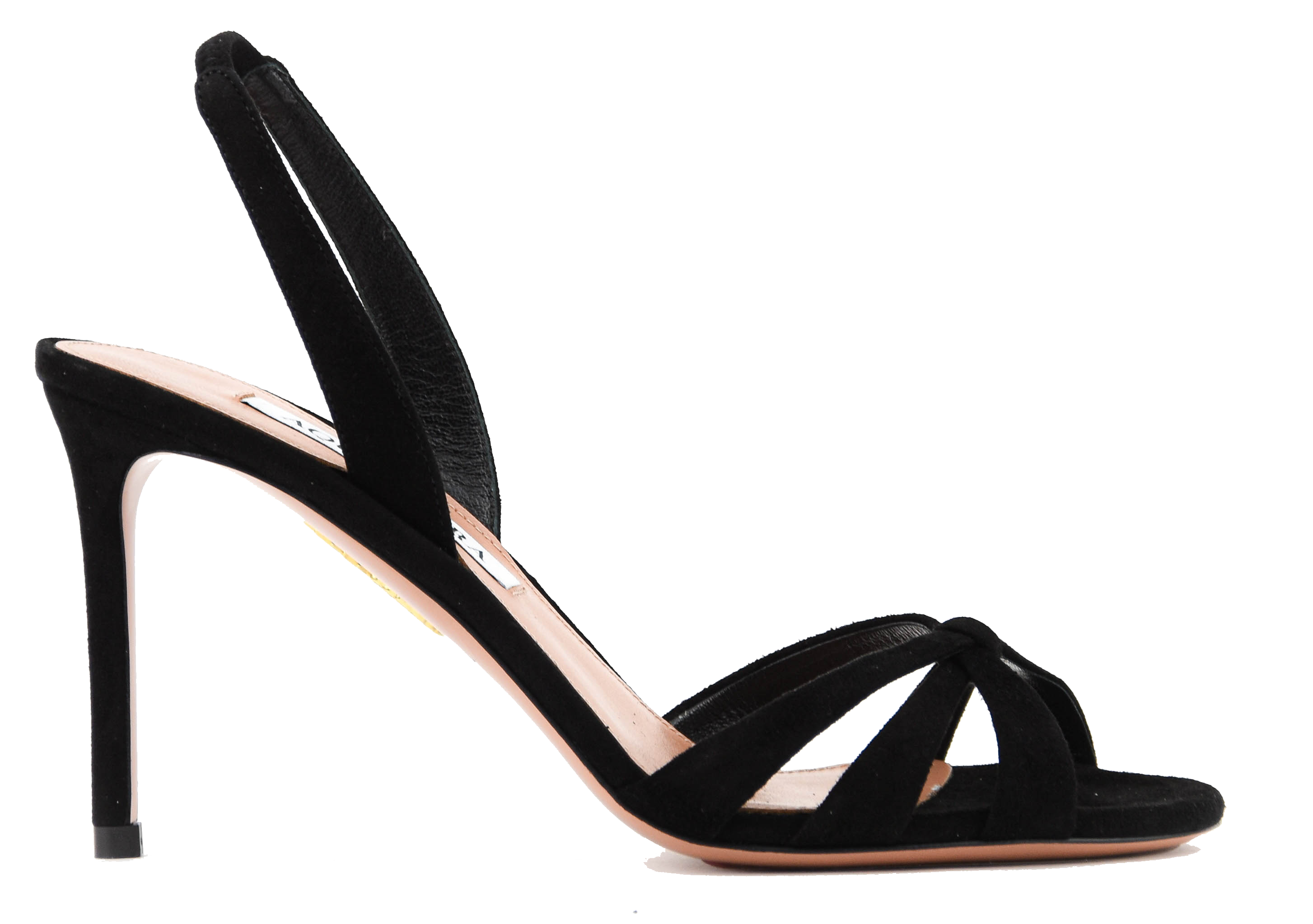 AQUAZZURA TATI SANDAL 85 BLACK - Main Image