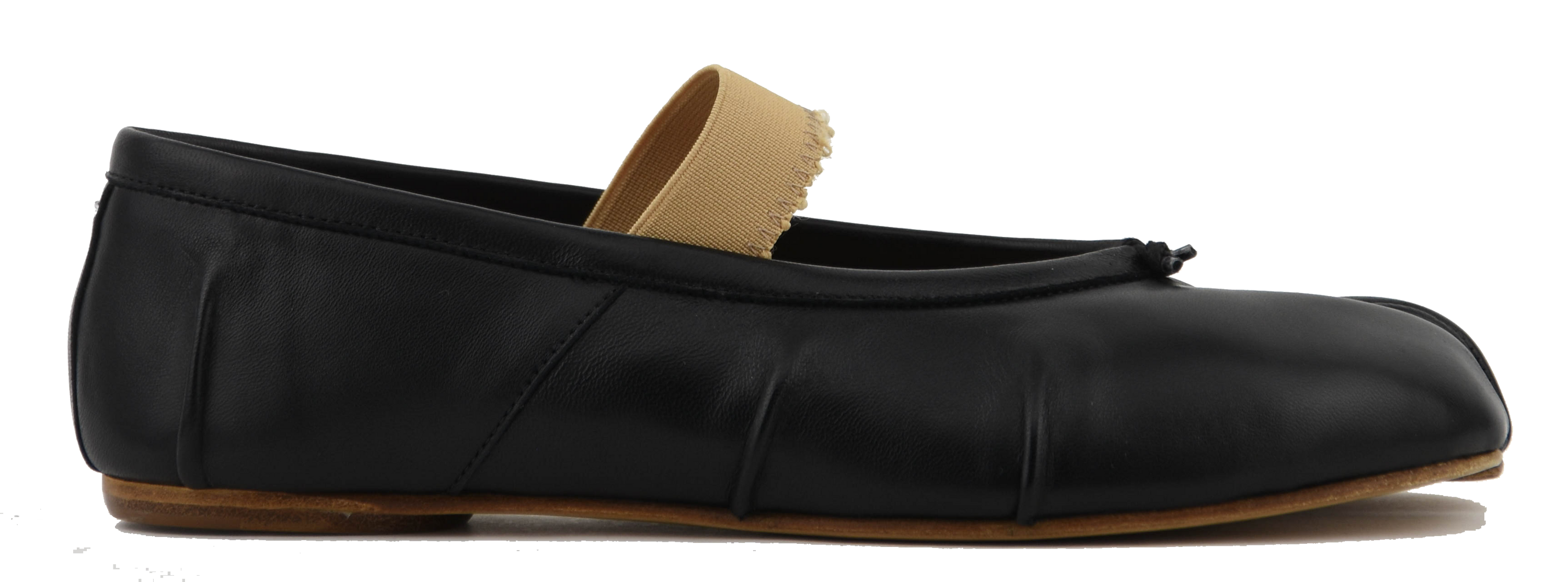 MAISON MARGIELA TABI ELASTIC BALLERINA BLACK