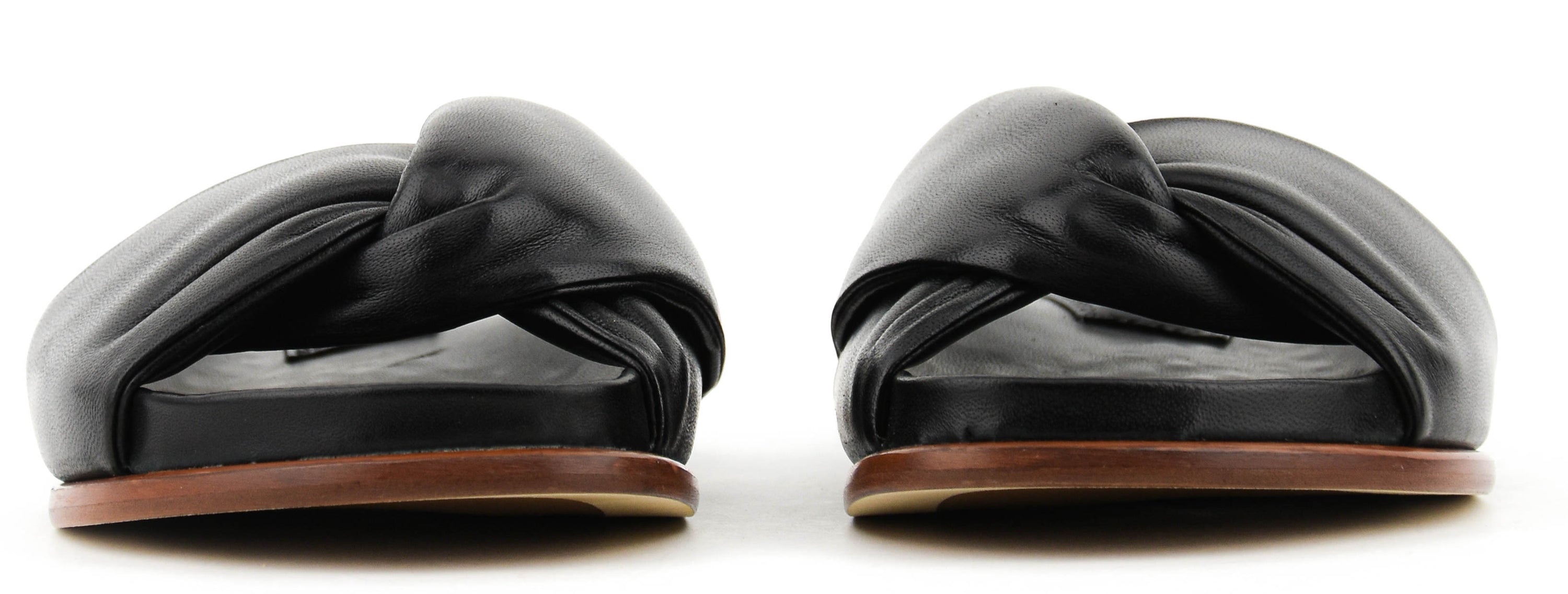 PAUL WARMER TWISTED NAPPA SANDAL BLACK