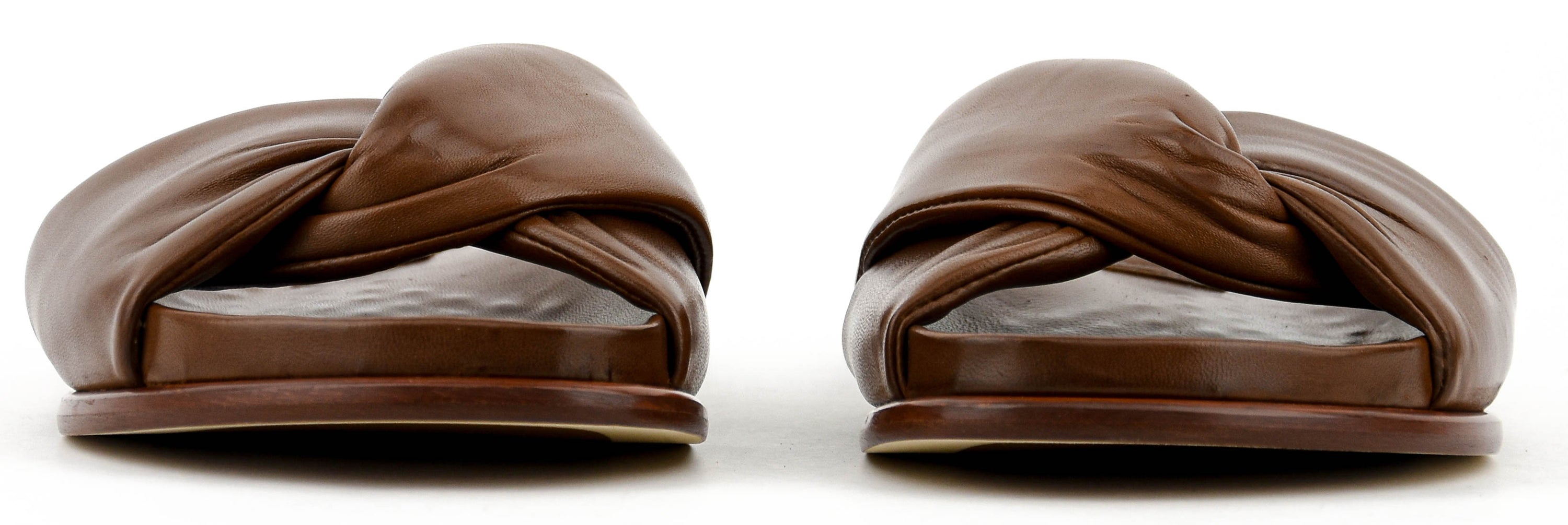PAUL WARMER TWISTED NAPPA SANDAL COGNAC