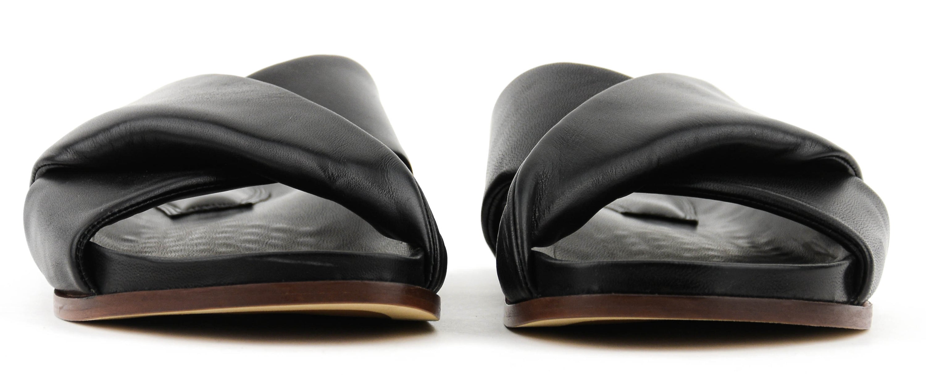 PAUL WARMER TWISTED NAPPA SANDAL BLACK