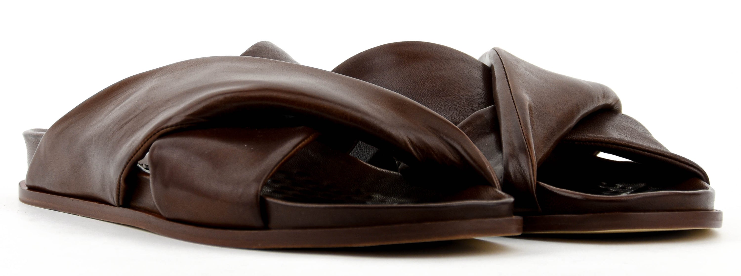 PAUL WARMER TWISTED NAPPA SANDAL COGNAC