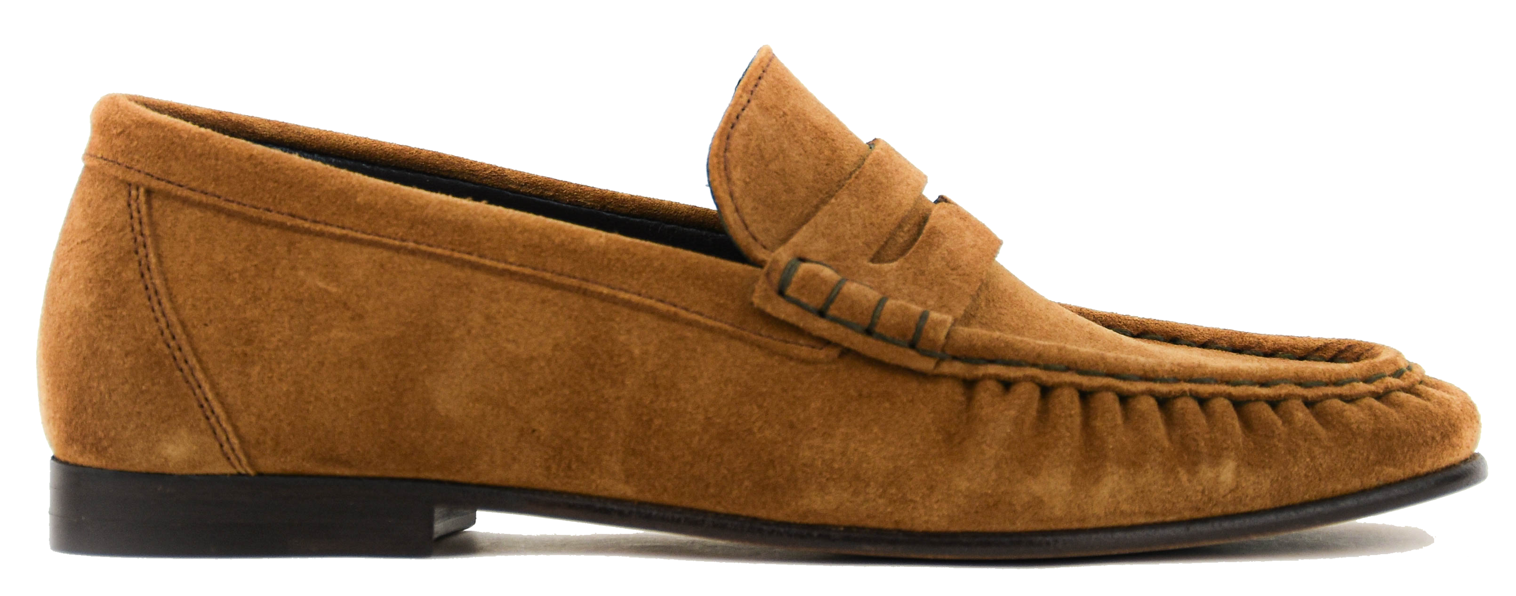 POSA PENNY LOAFER WRINKLE COGNAC