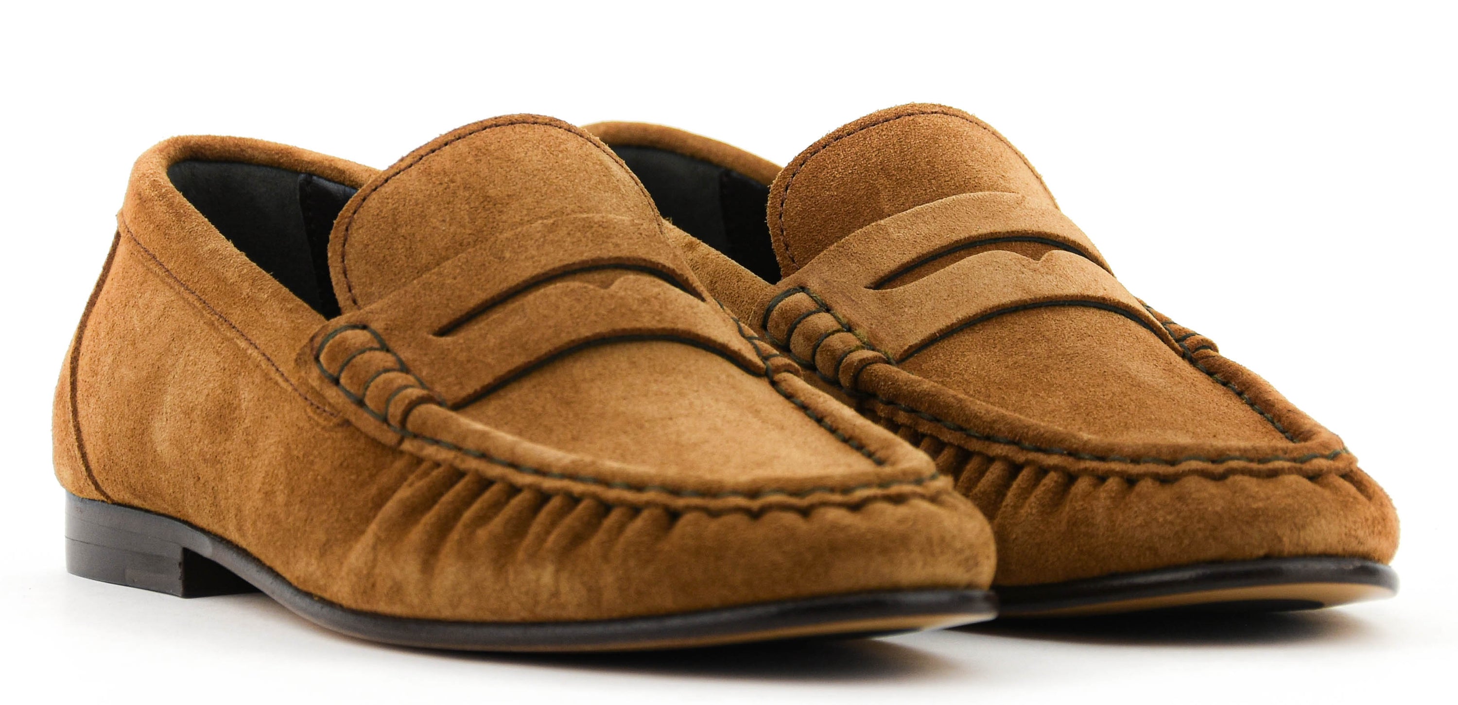 POSA PENNY LOAFER WRINKLE COGNAC