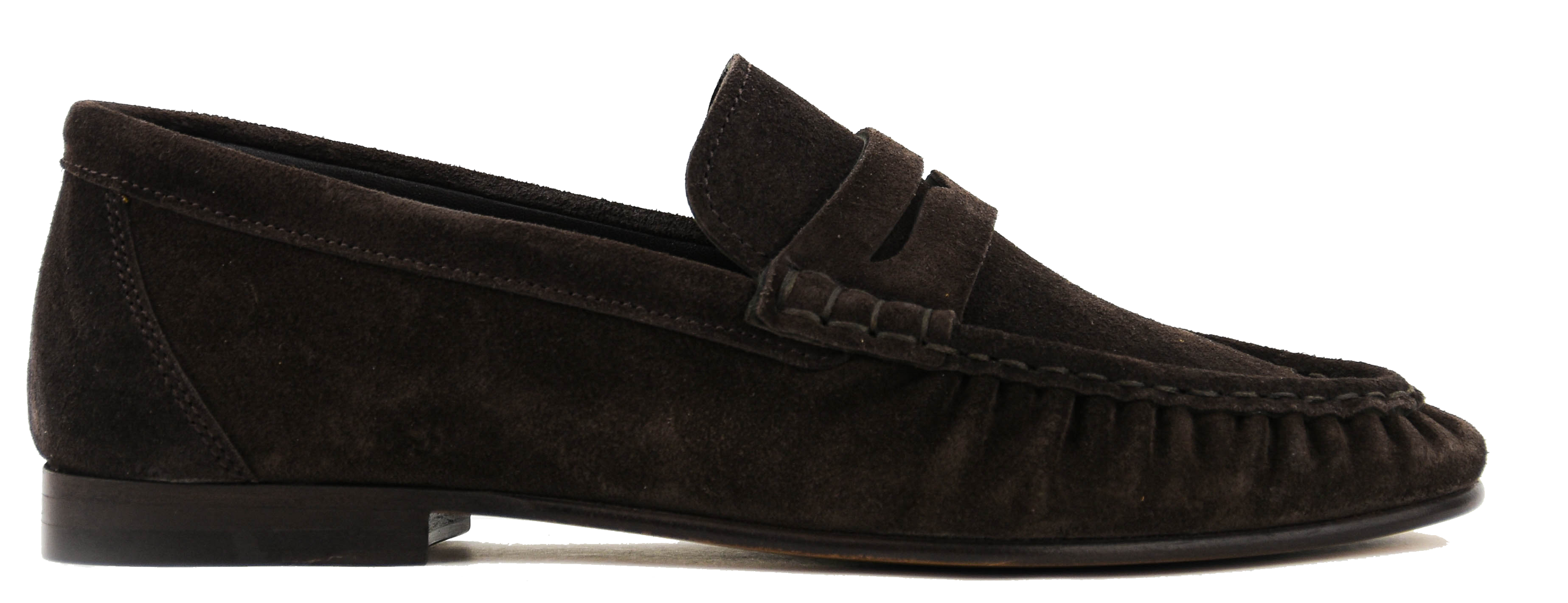 POSA PENNY LOAFER WRINKLE DARK BROWN