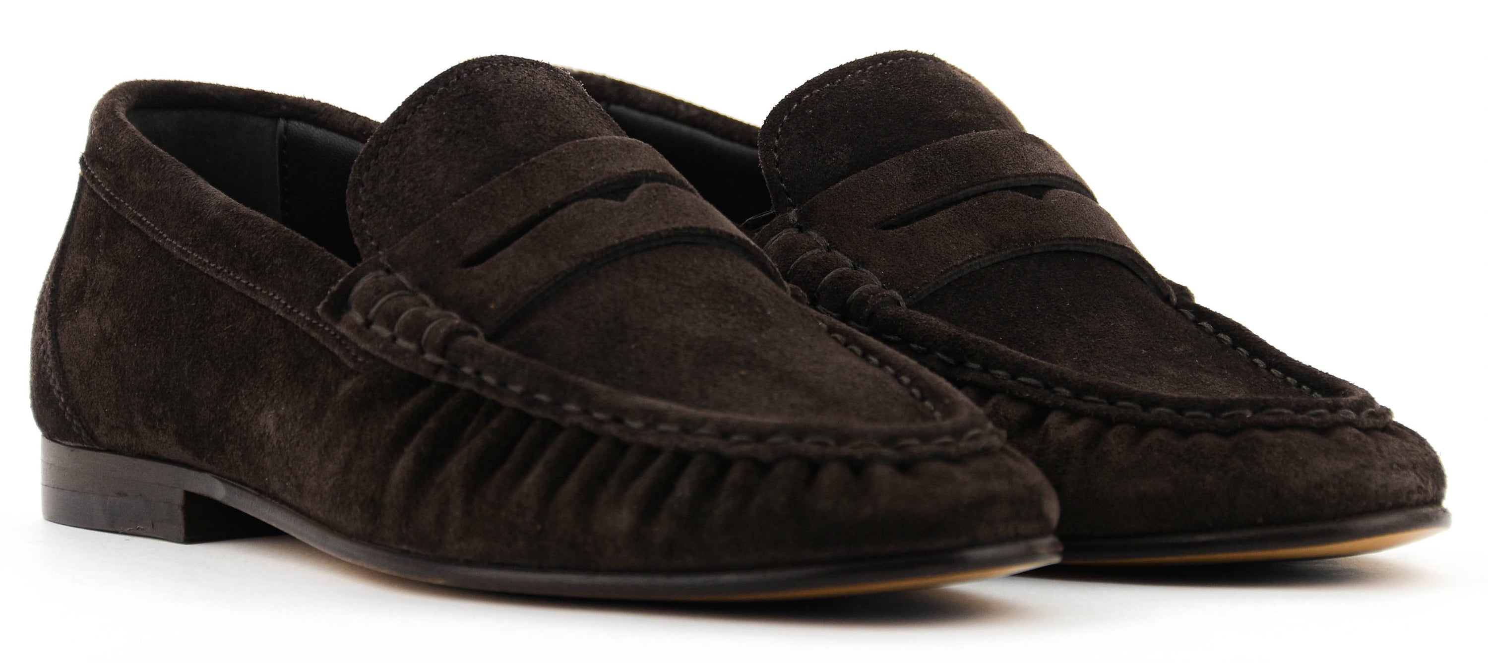 POSA PENNY LOAFER WRINKLE DARK BROWN