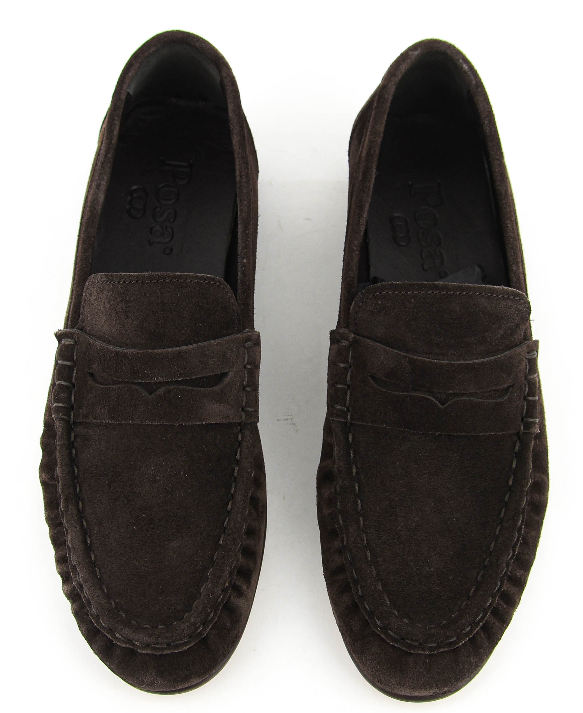 POSA PENNY LOAFER WRINKLE DARK BROWN