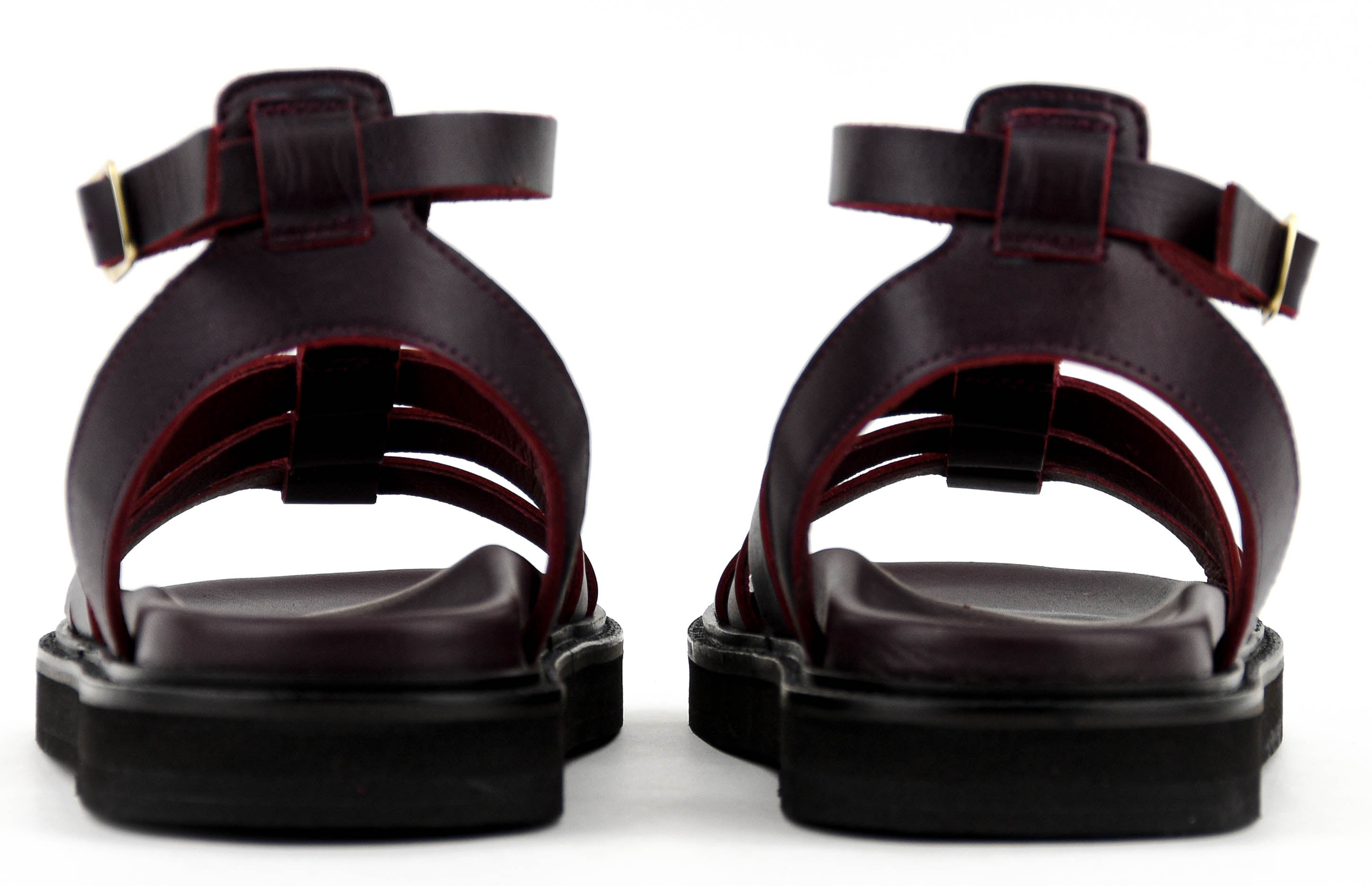 TORAL NAXOS SANDAL BURGUNDY