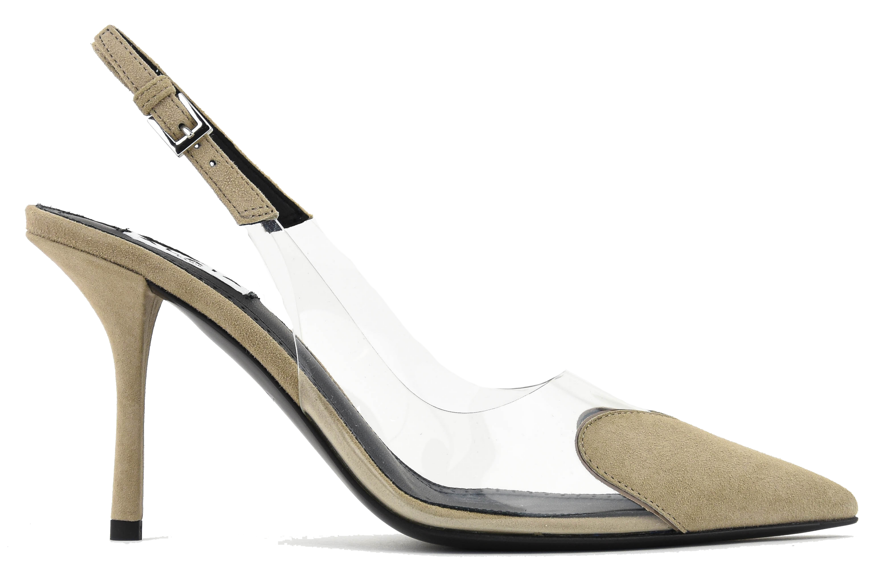 ALAIA LE COEUR SLING 90 GREGE