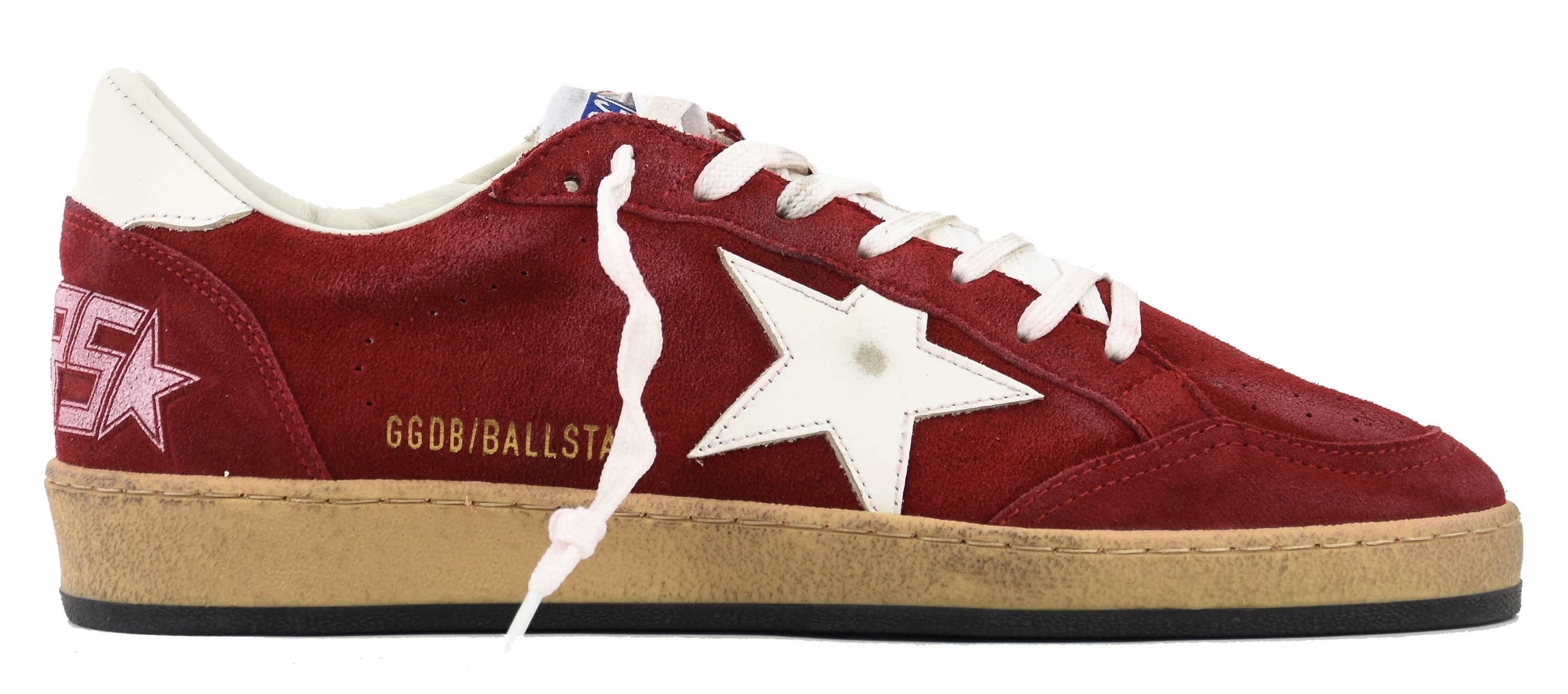 GOLDEN GOOSE BALL STAR RED WHITE