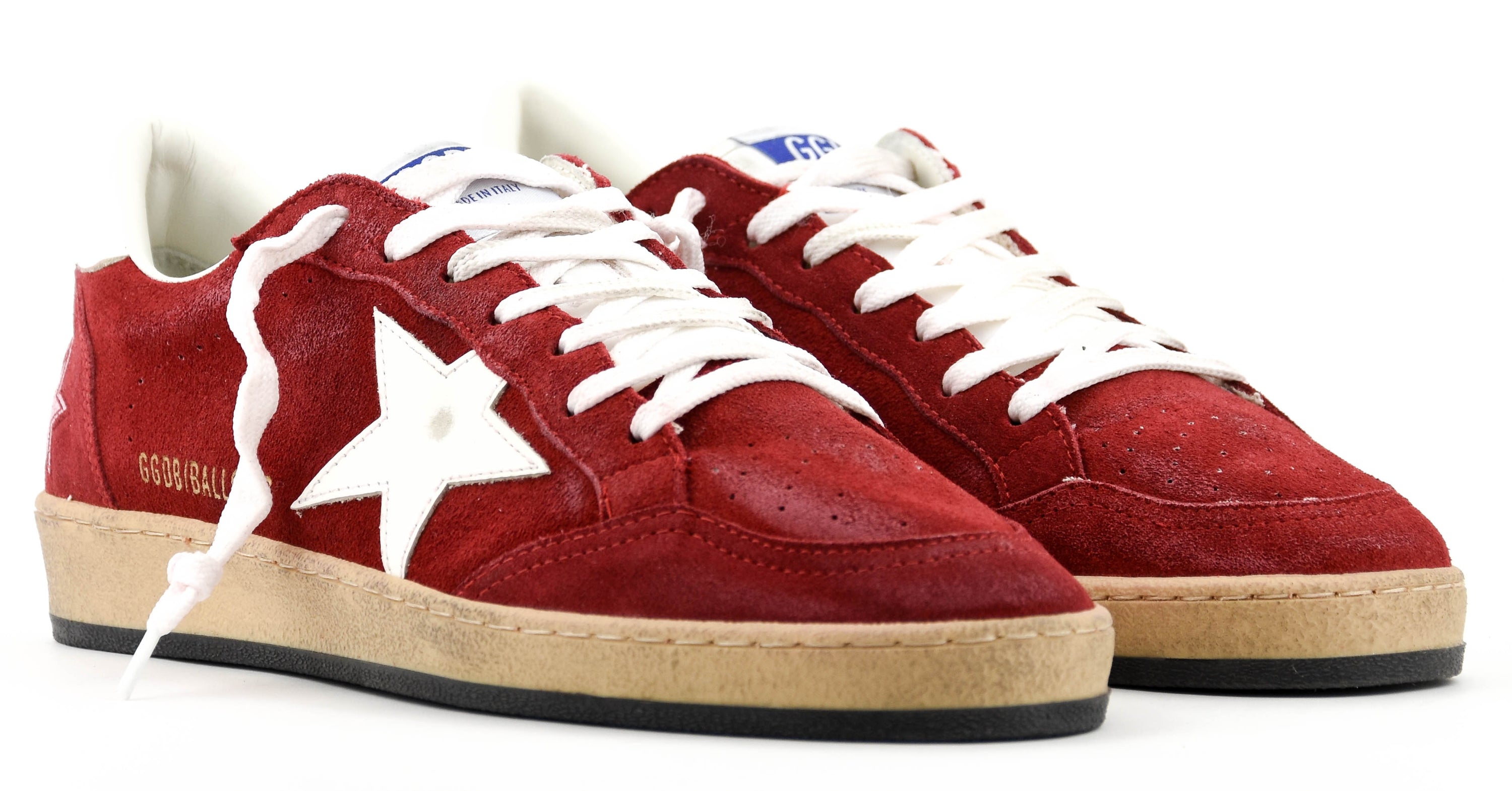 GOLDEN GOOSE BALL STAR RED WHITE