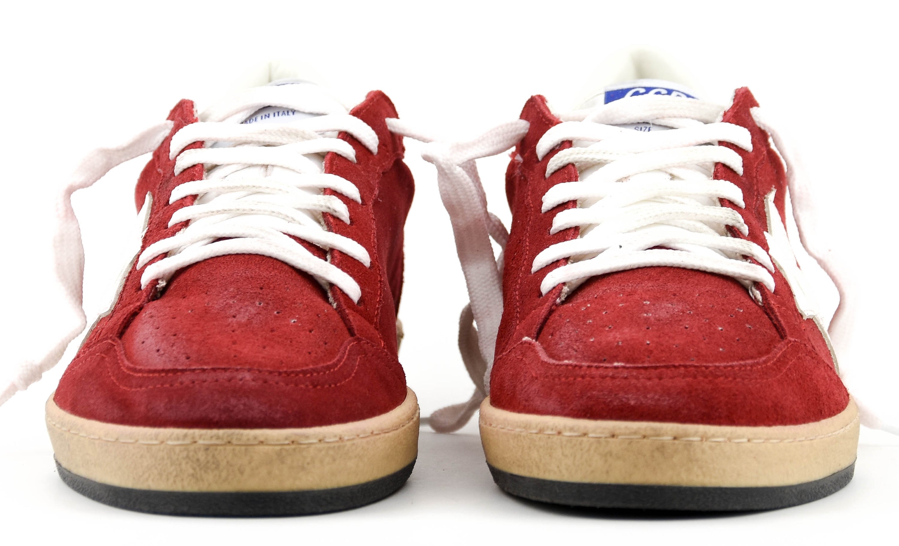 GOLDEN GOOSE BALL STAR RED WHITE