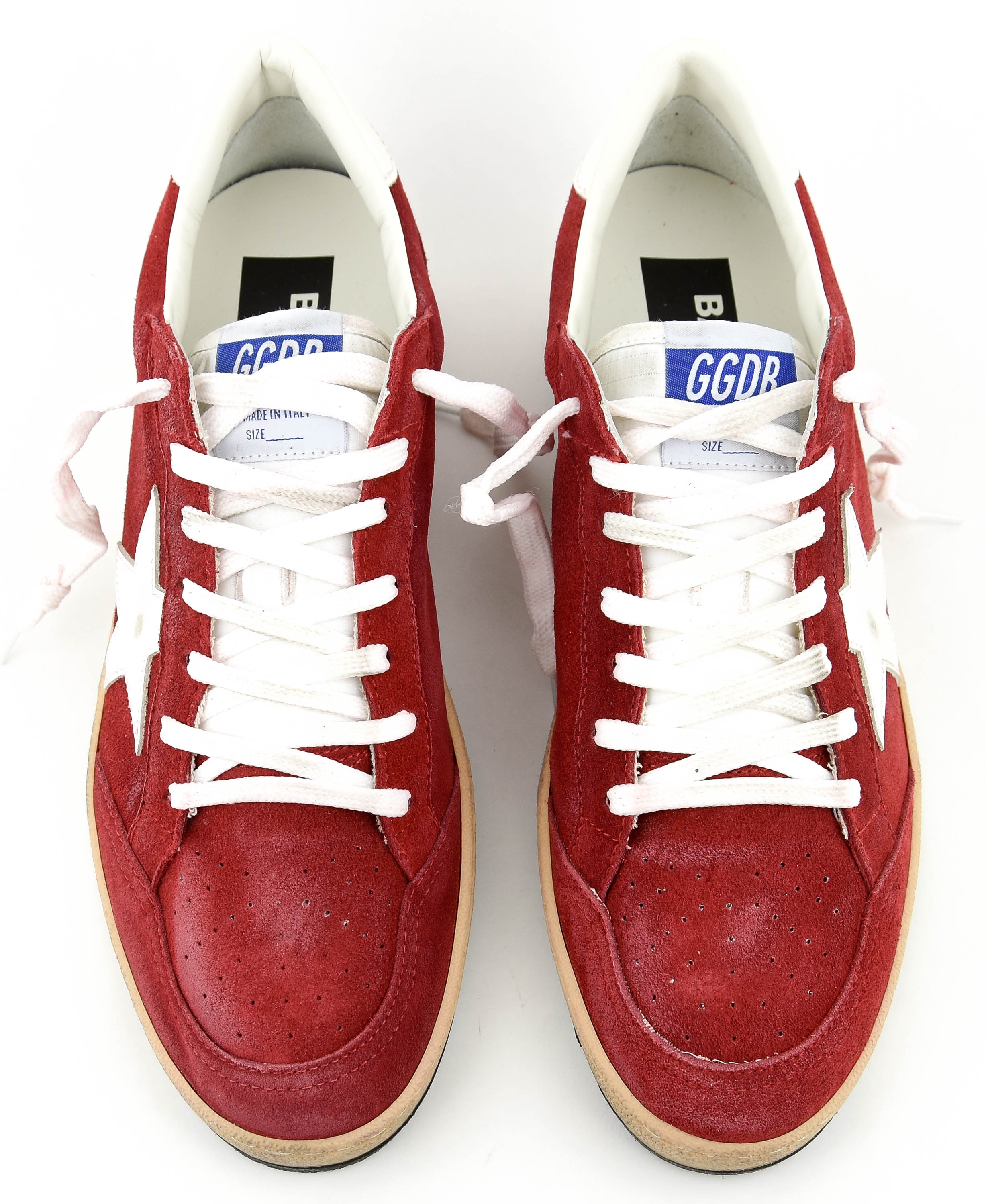 GOLDEN GOOSE BALL STAR RED WHITE